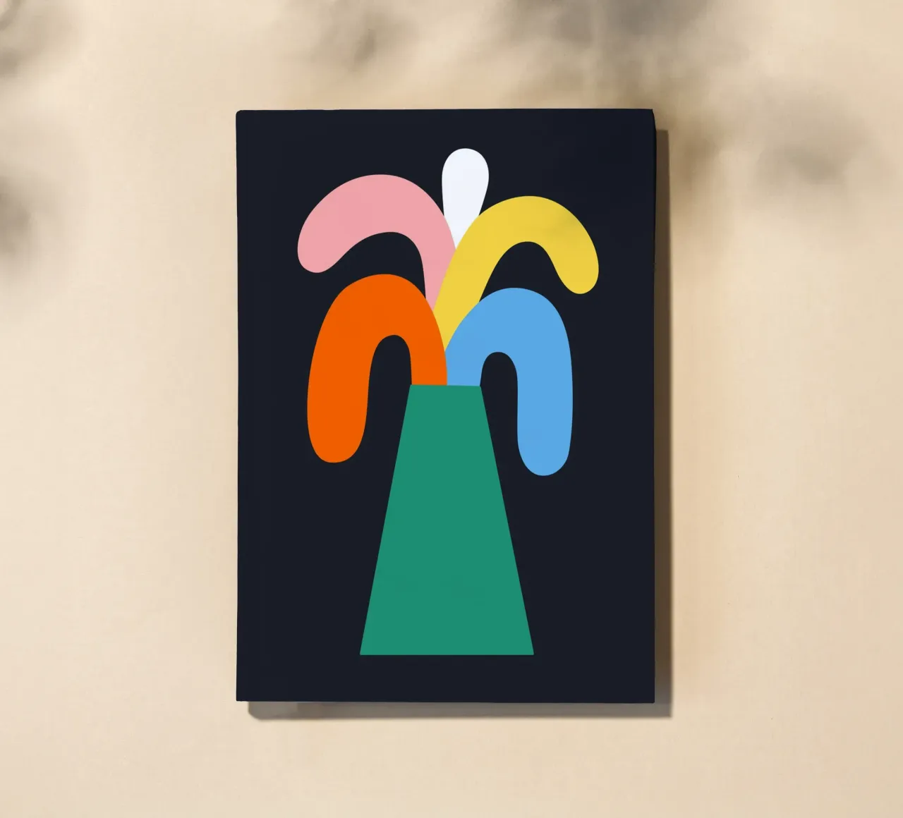 Rainbow volcano notebook by Susann Stefanizen