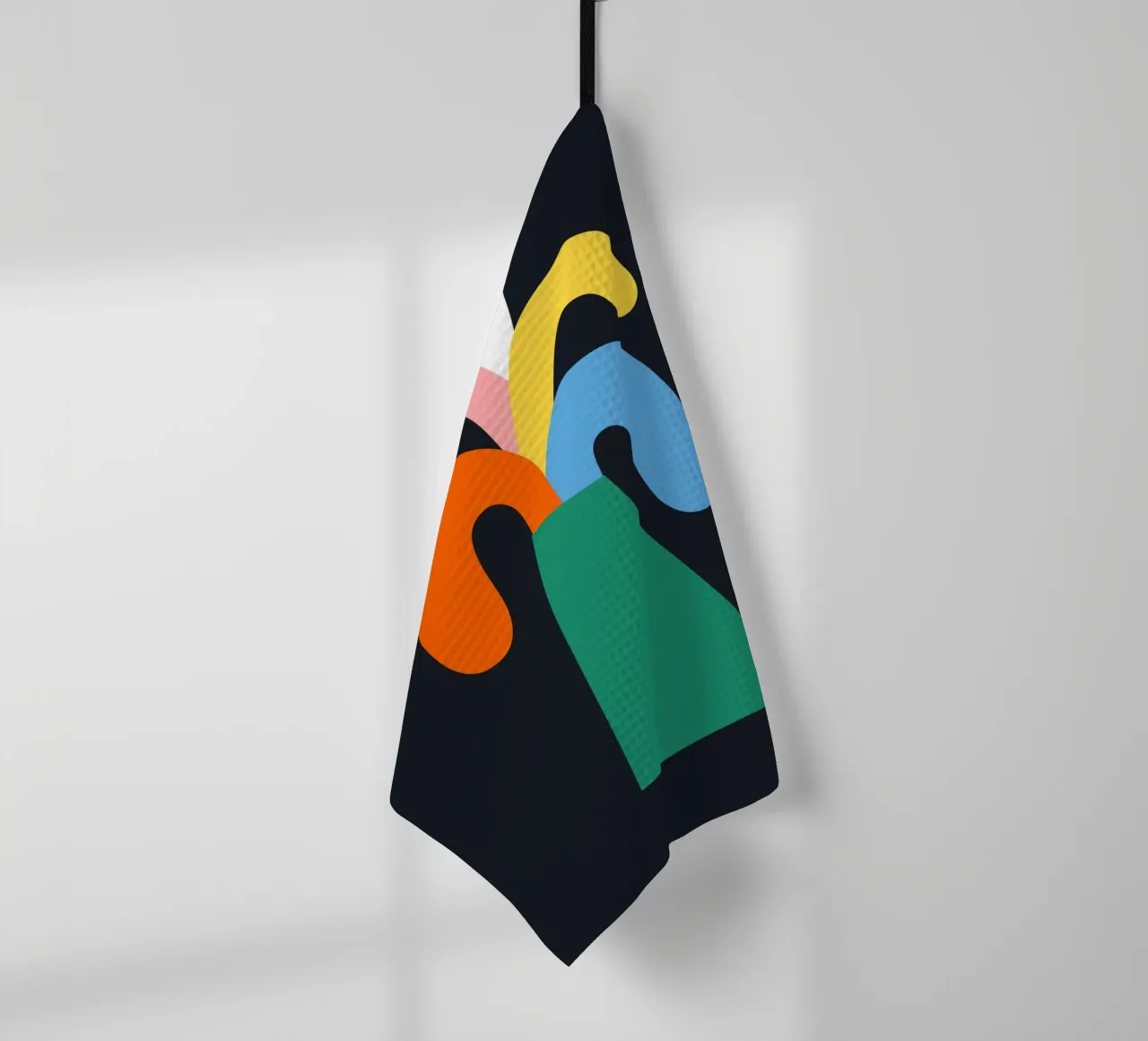 Vulcano arcobaleno canovaccio da cucina da Susann Stefanizen
