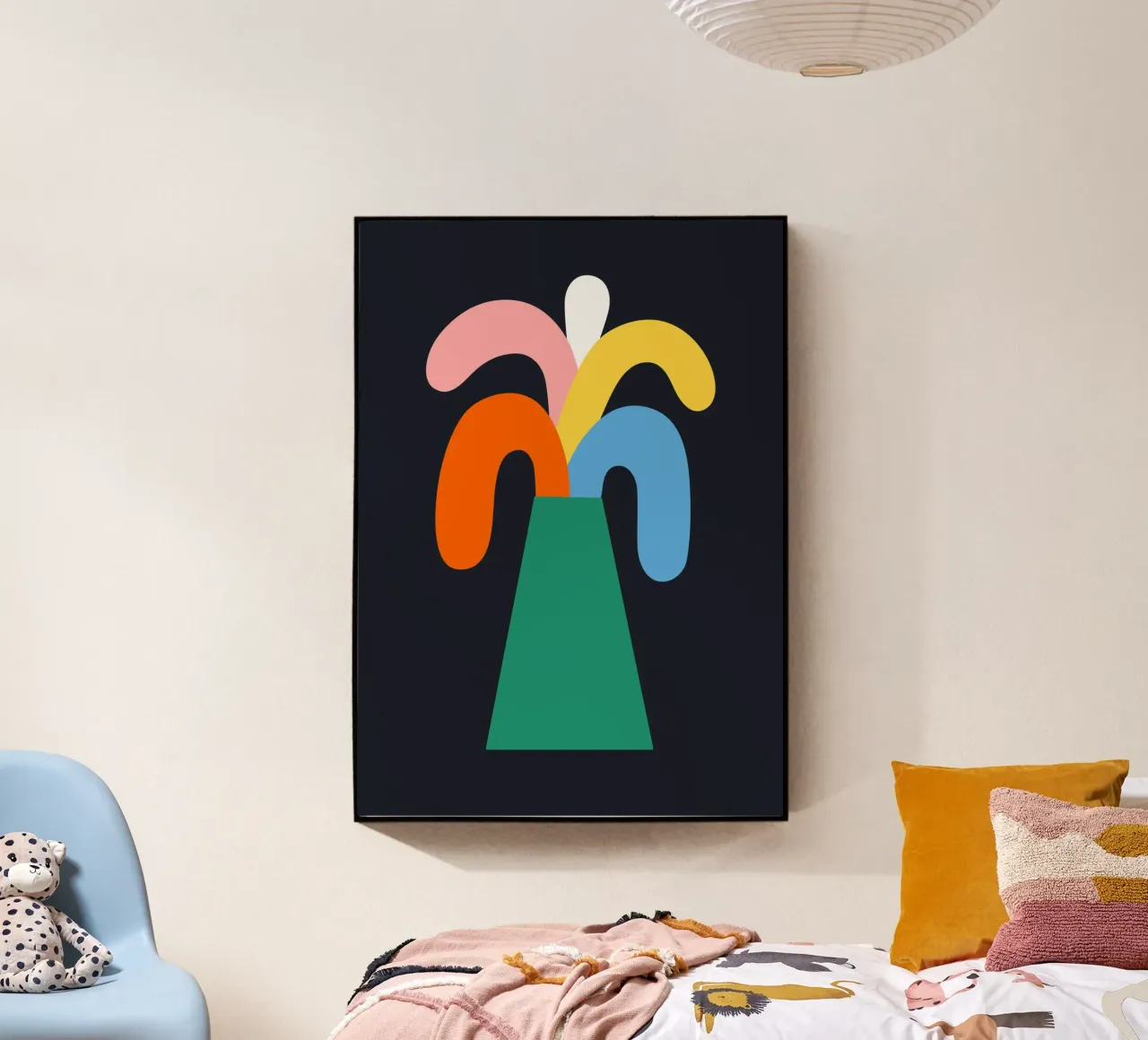 Vulcano arcobaleno plexiglass da Susann Stefanizen