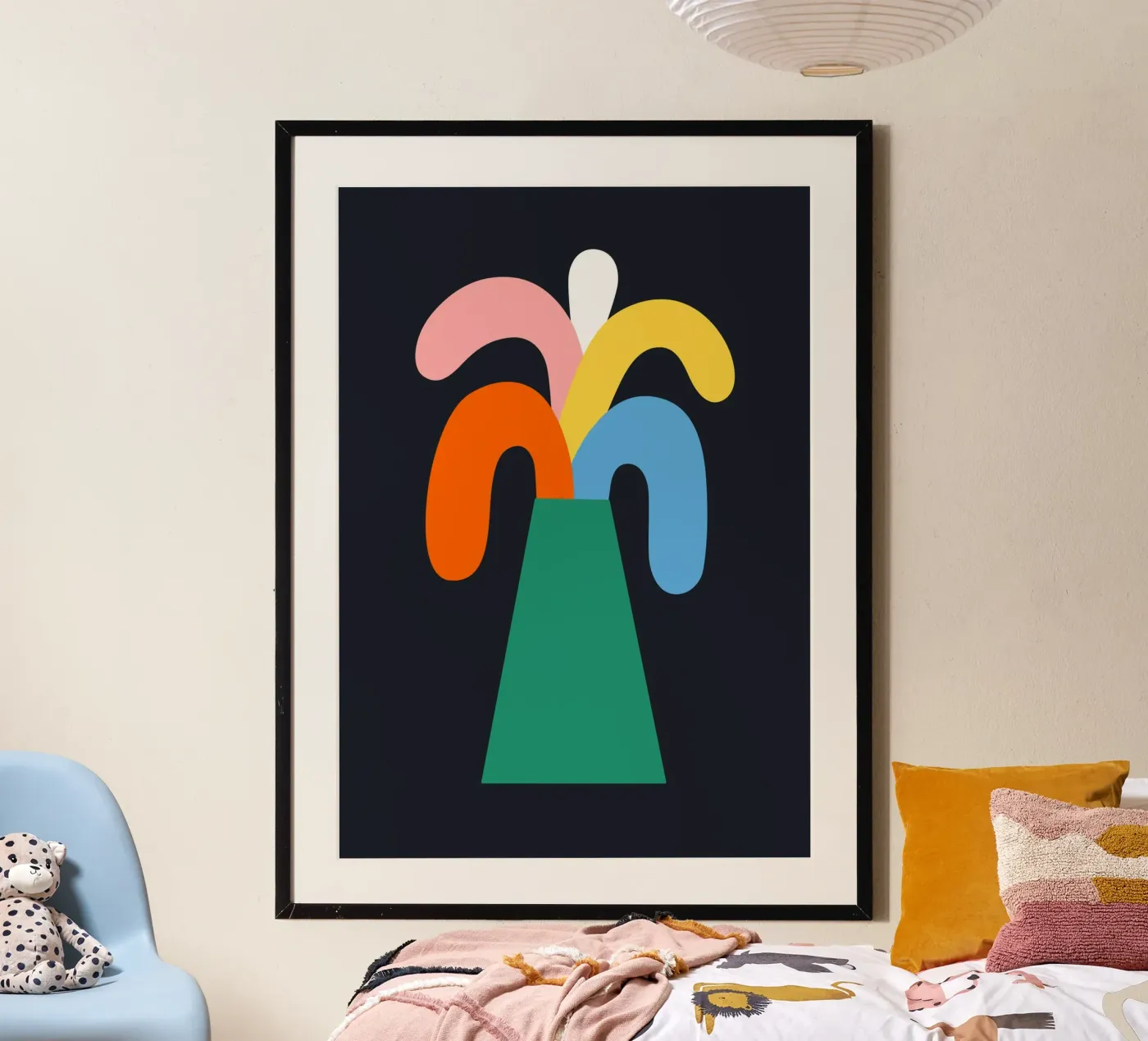 Regenboog vulkaan poster van Susann Stefanizen