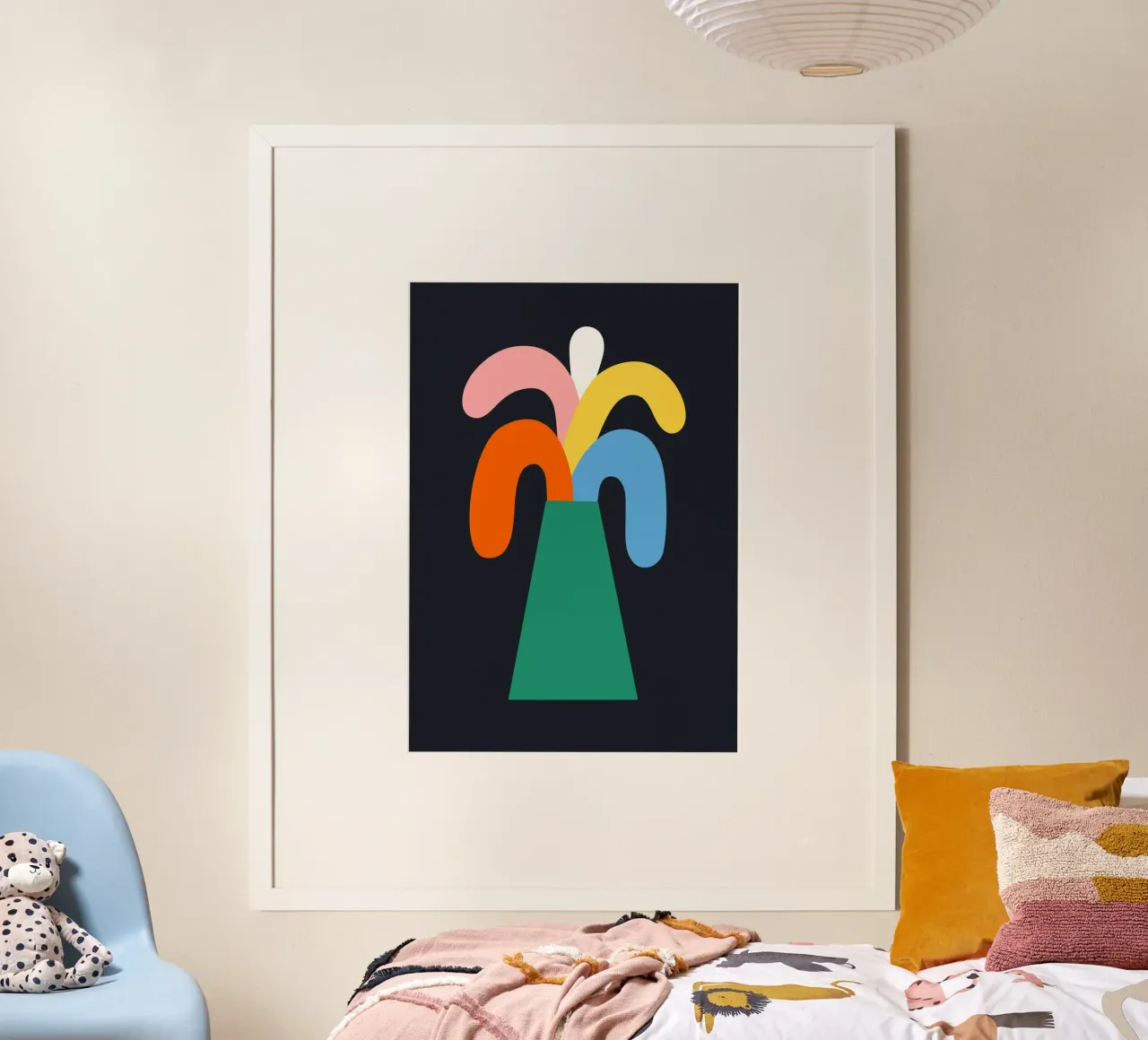 Vulcano arcobaleno poster da Susann Stefanizen