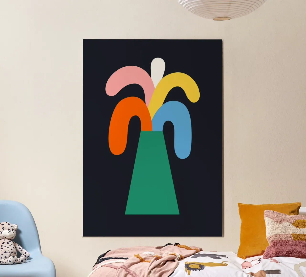 Vulcano arcobaleno carta hahnemühle da Susann Stefanizen