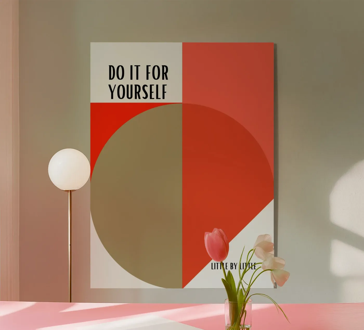 Do it for yourself poster plexiglass da Little Dean