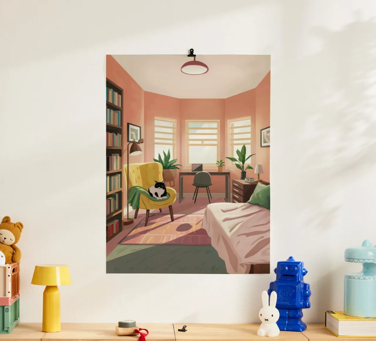 Studio del corallo Sanctum poster da Pake Nebula