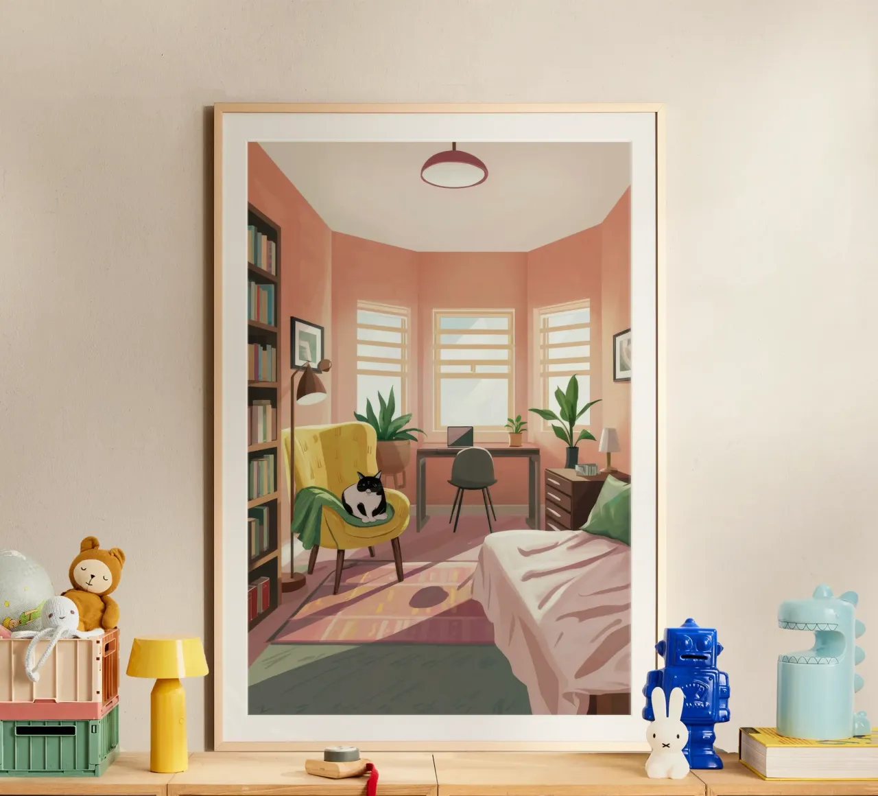 Studio del corallo Sanctum poster da Pake Nebula