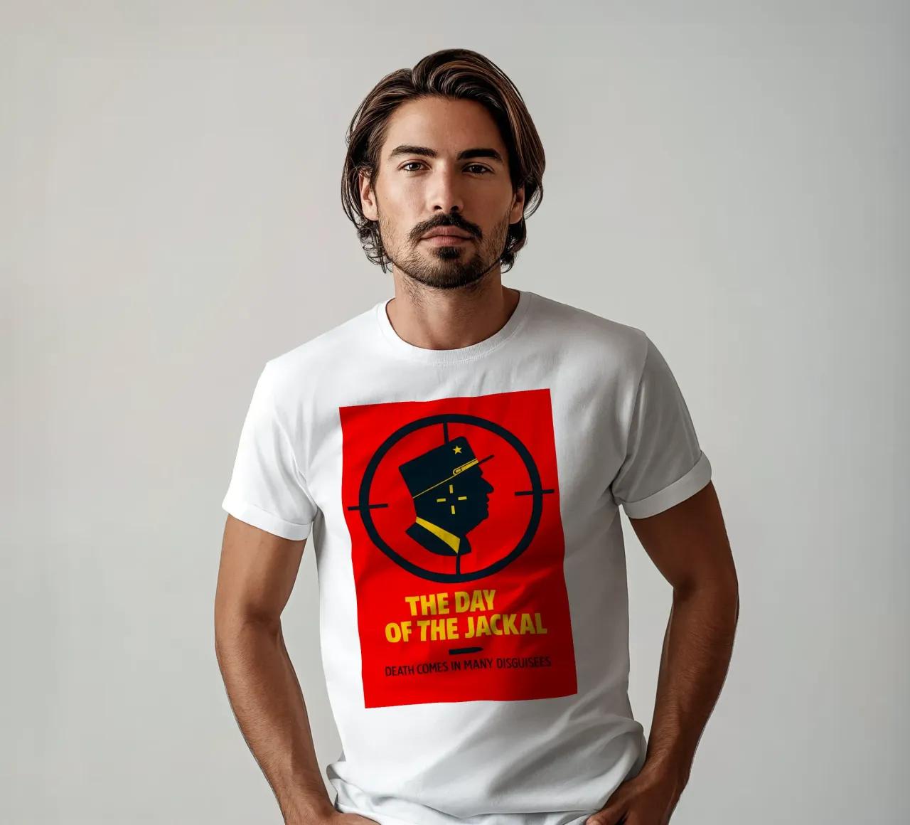 The Day of the Jackal Print t-shirt da MoviesArt