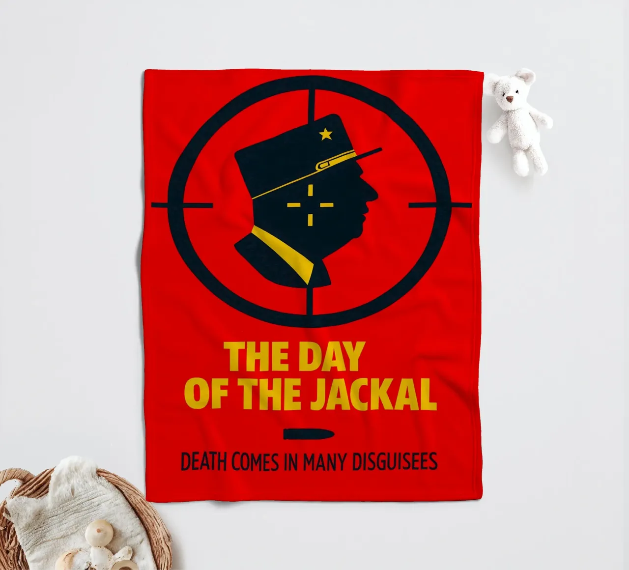 The Day of the Jackal Print coperta in pile da MoviesArt