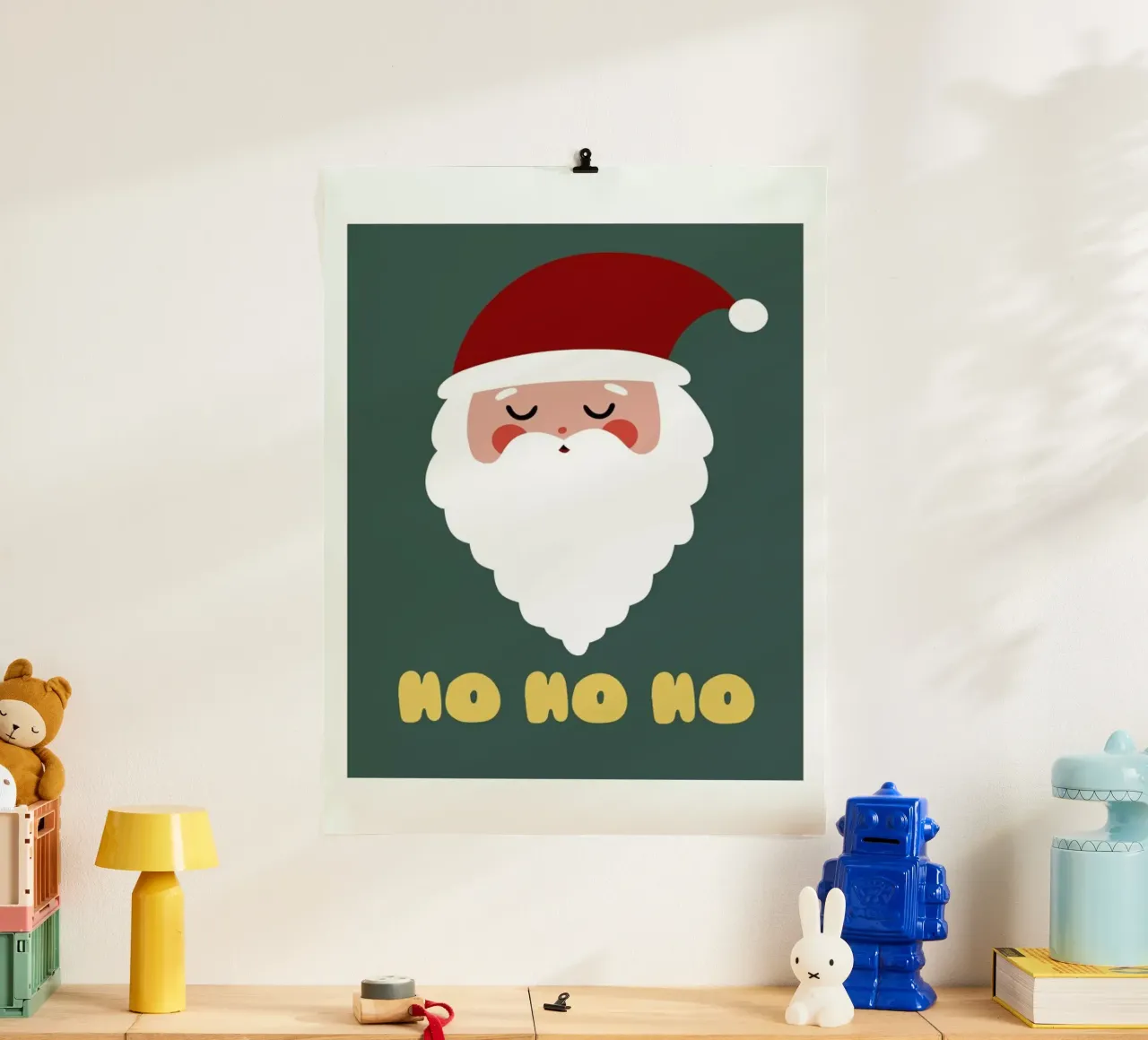 Santa poster da Mottos by Sinan Saydik