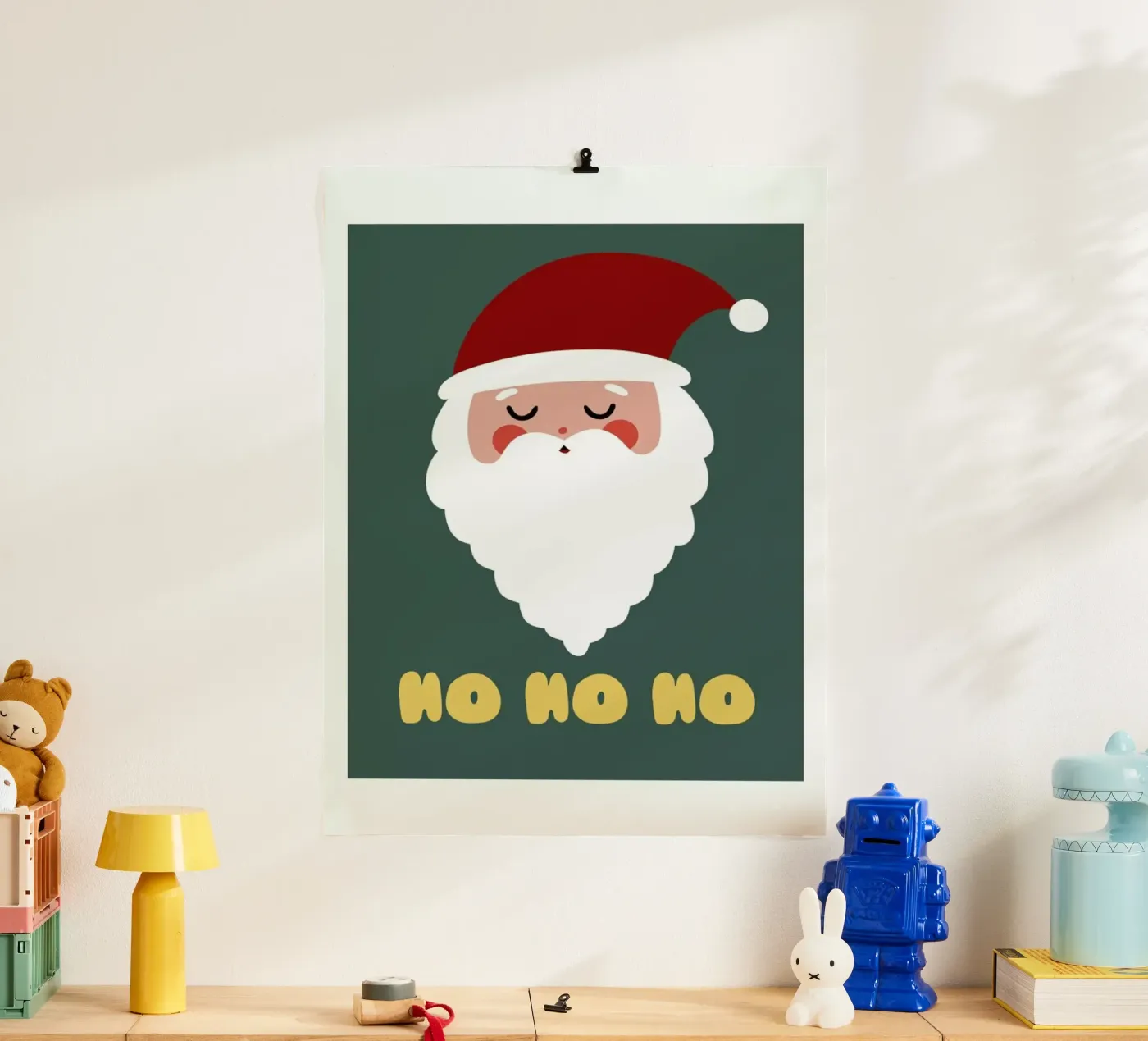 Santa poster da Mottos by Sinan Saydik