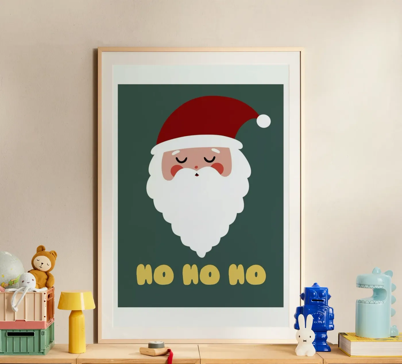 Santa poster da Mottos by Sinan Saydik