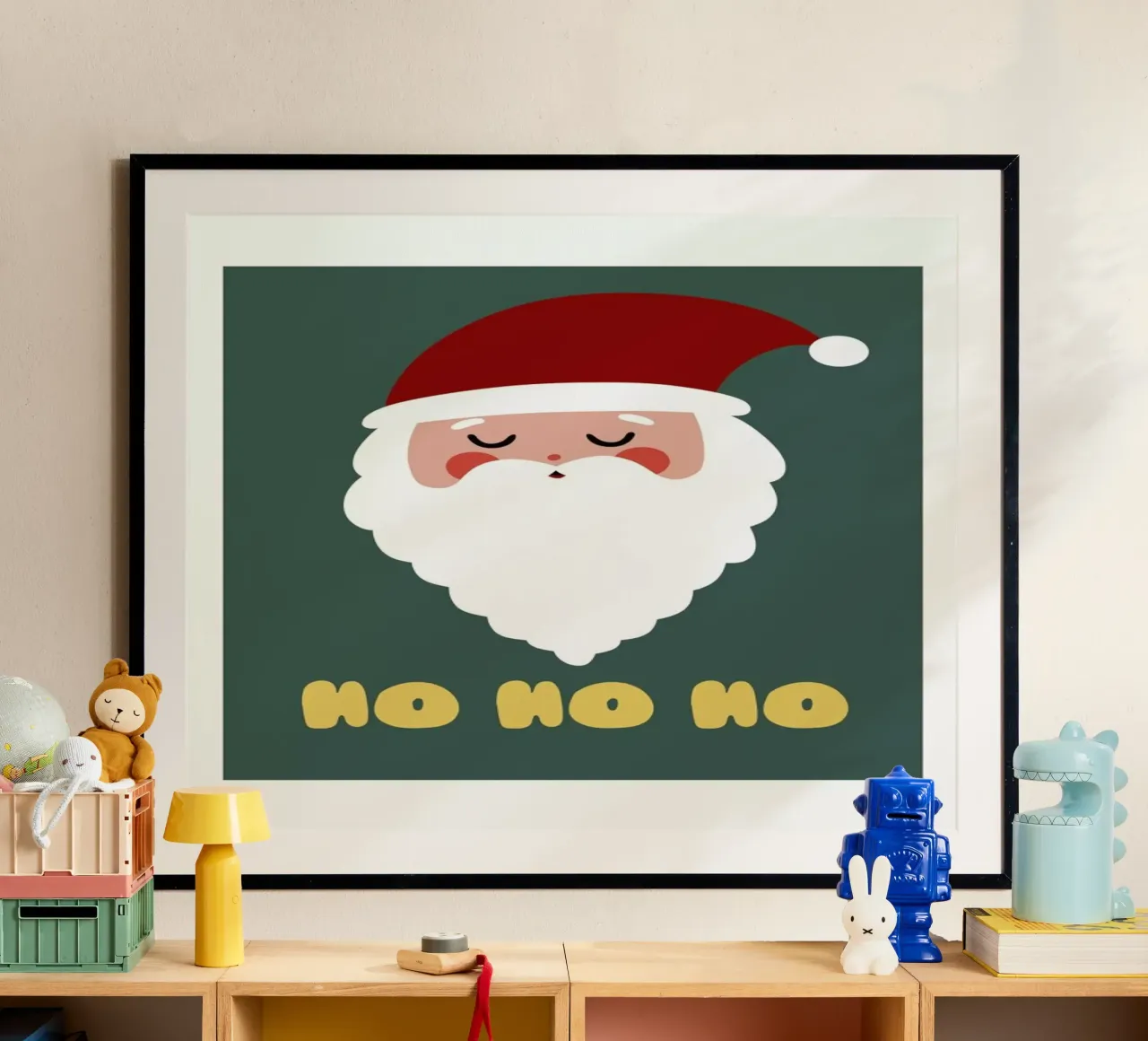 Santa poster da Mottos by Sinan Saydik