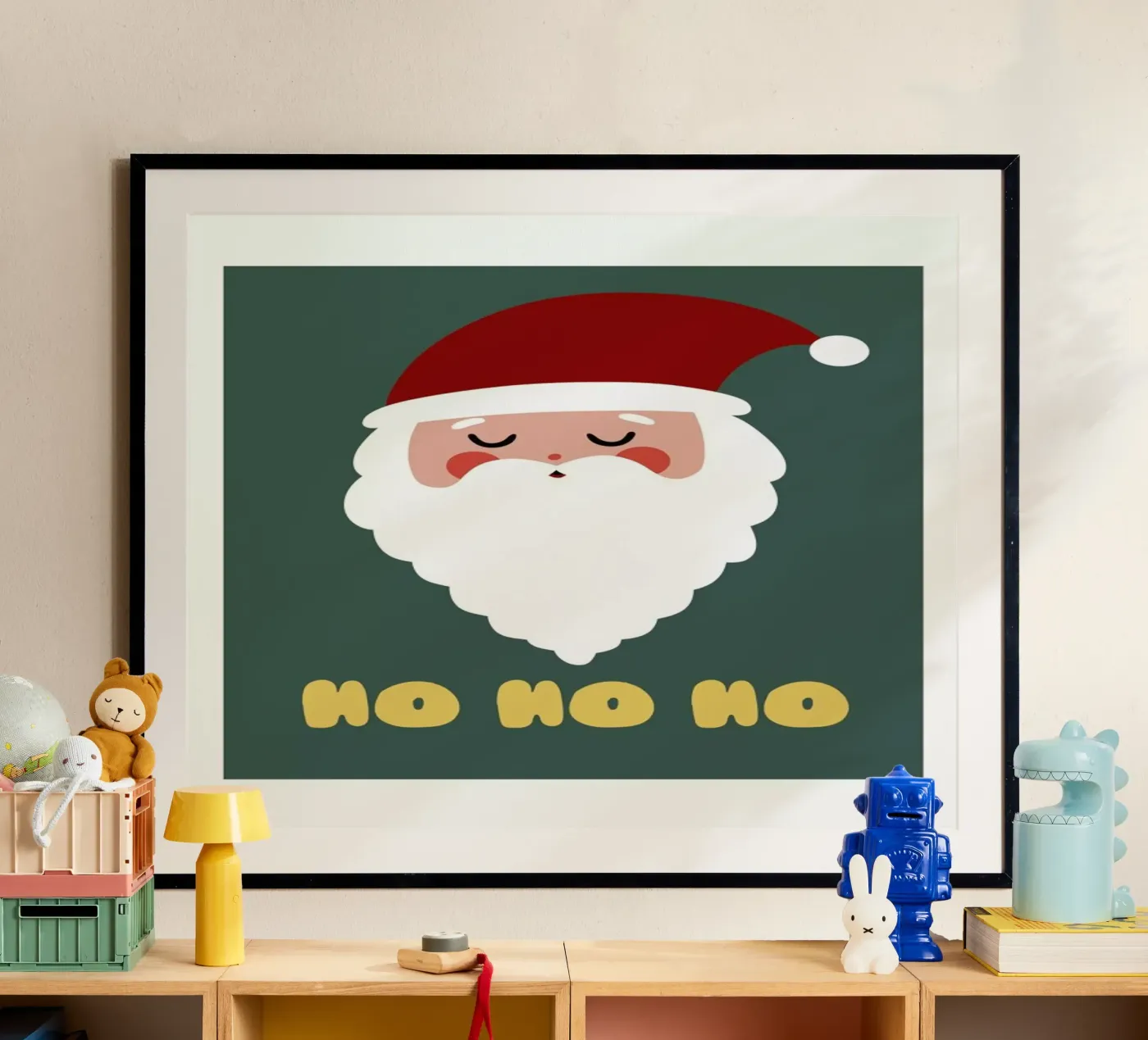 Santa poster da Mottos by Sinan Saydik