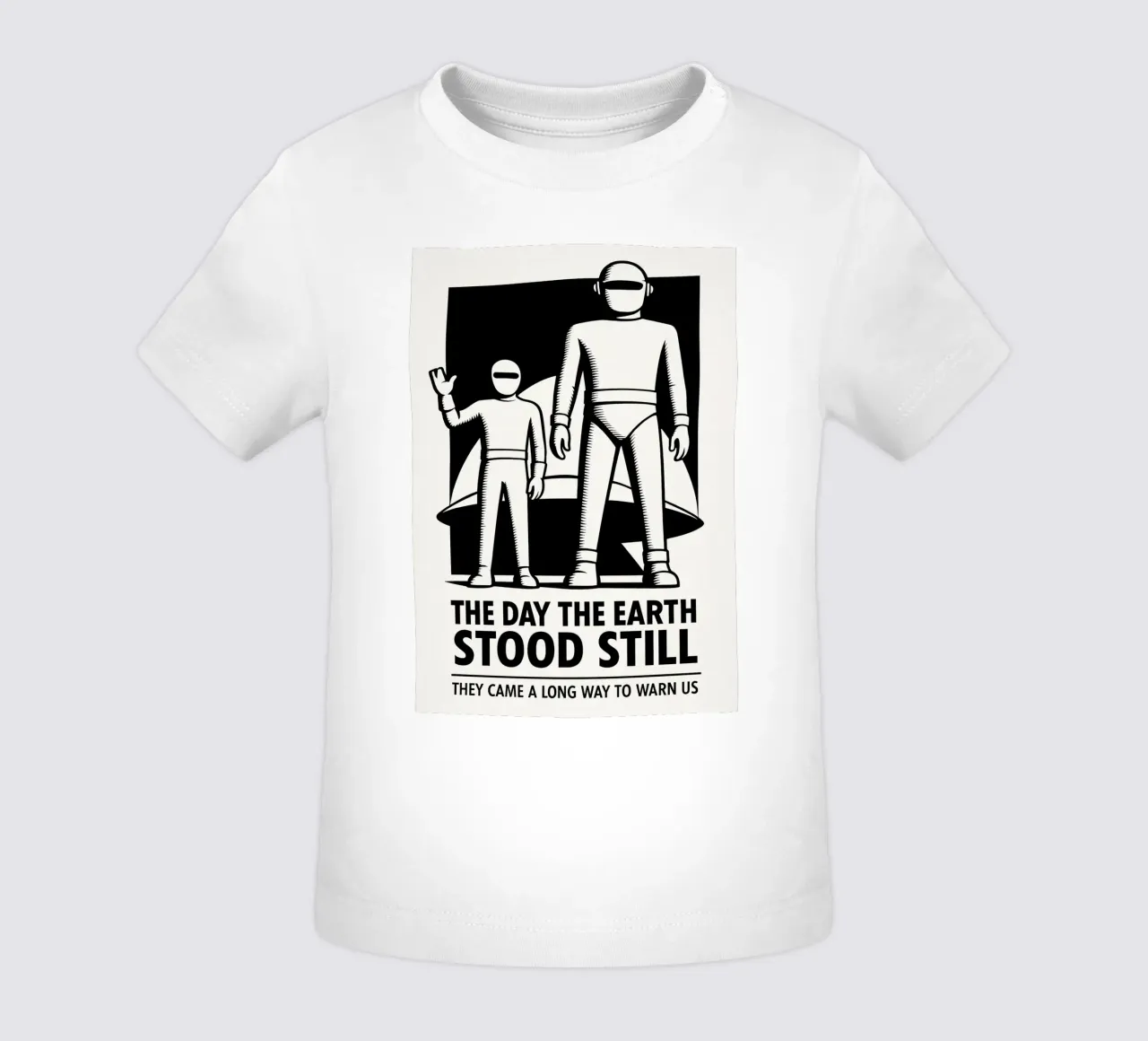 The Day The Earth Stood Still baby t-shirt by MoviesArt