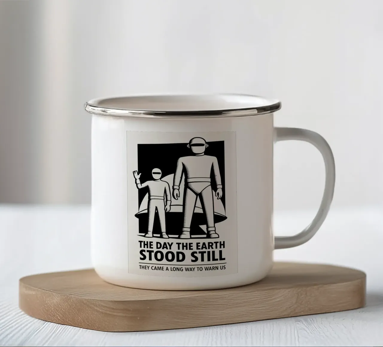 The Day The Earth Stood Still tazza in smalto da MoviesArt