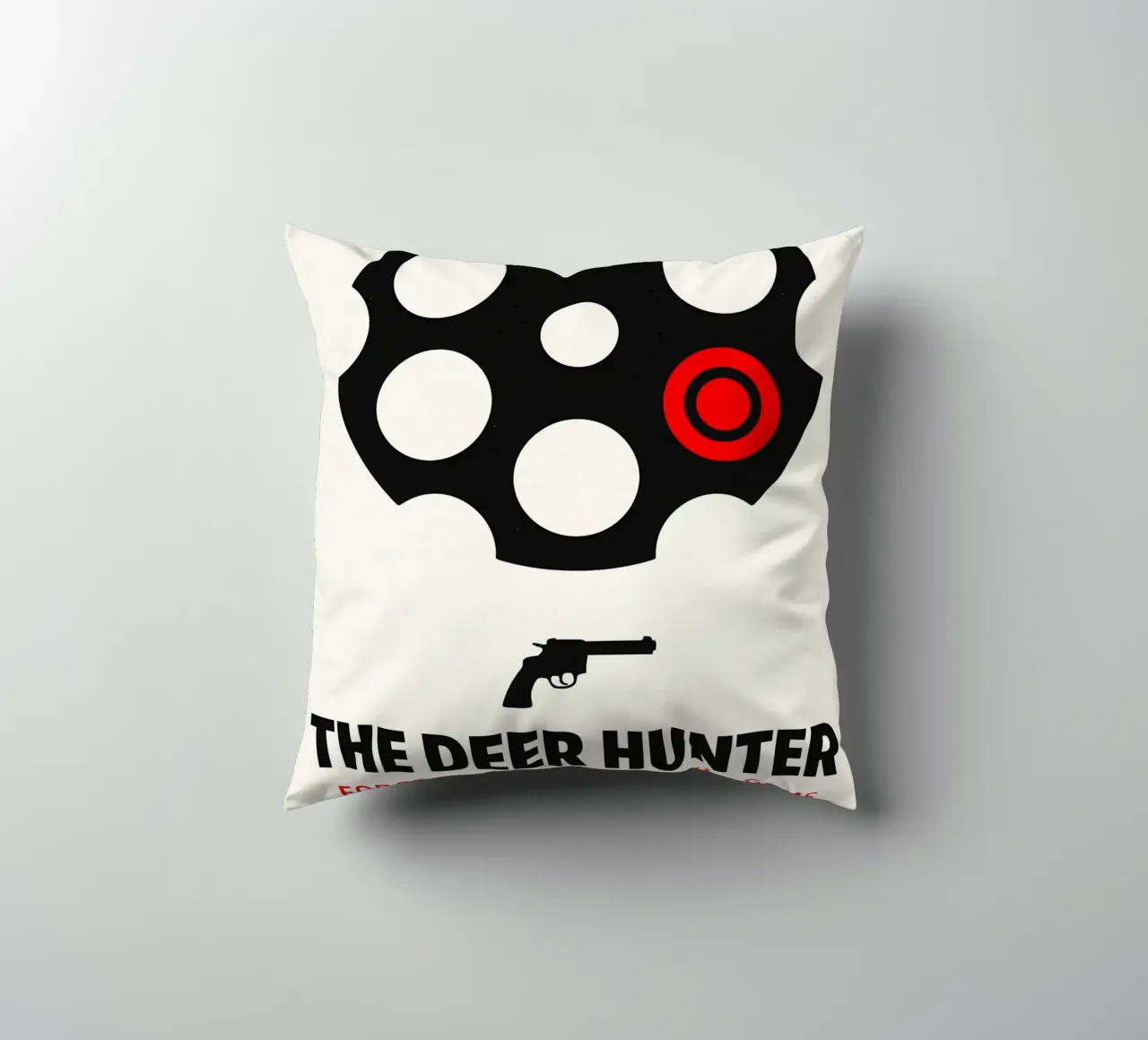 The Deer Hunter Print cuscino da MoviesArt