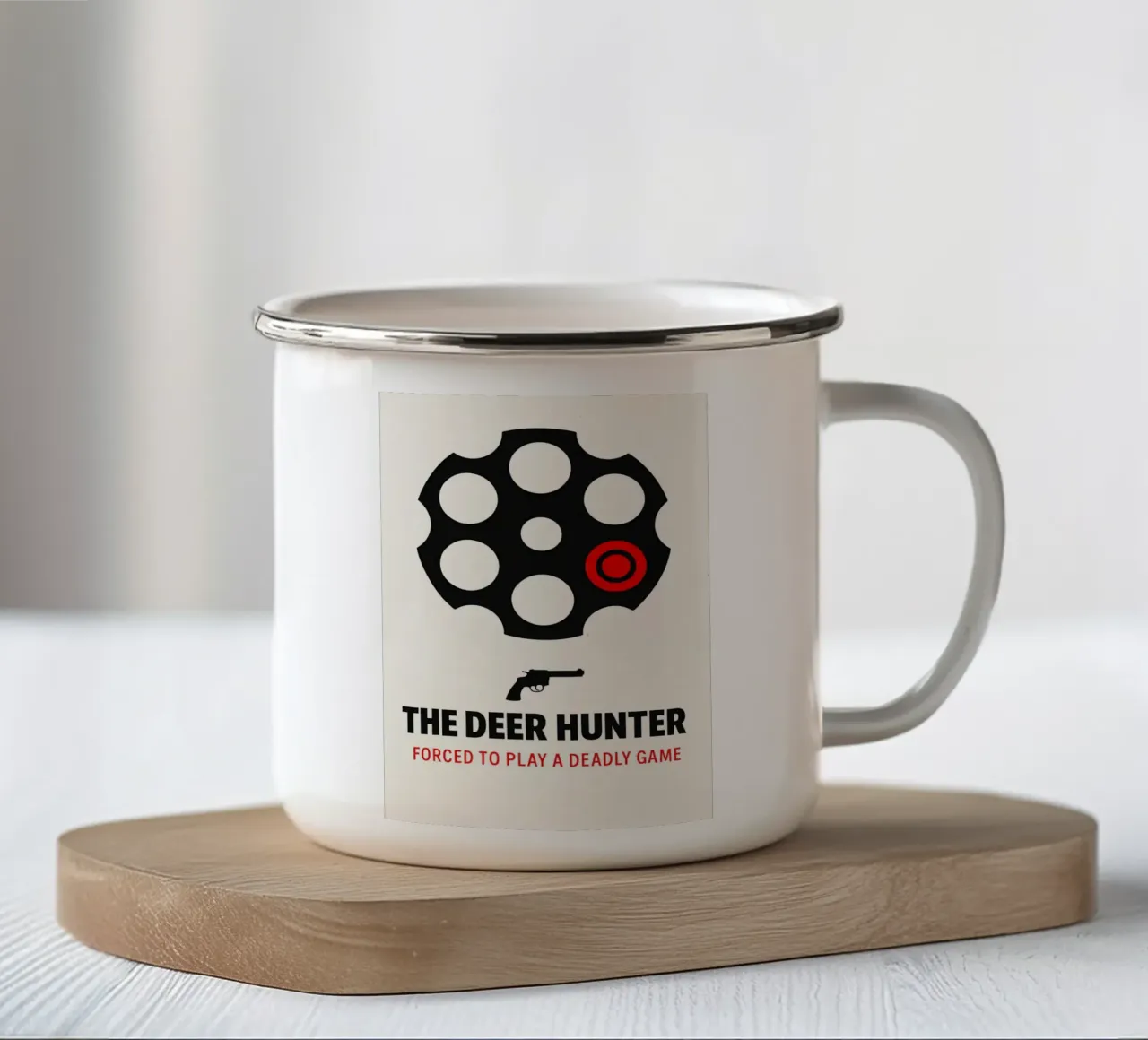 The Deer Hunter Print tazza in smalto da MoviesArt