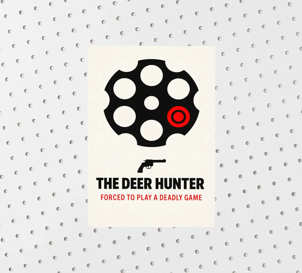 The Deer Hunter Print Sticker von MoviesArt
