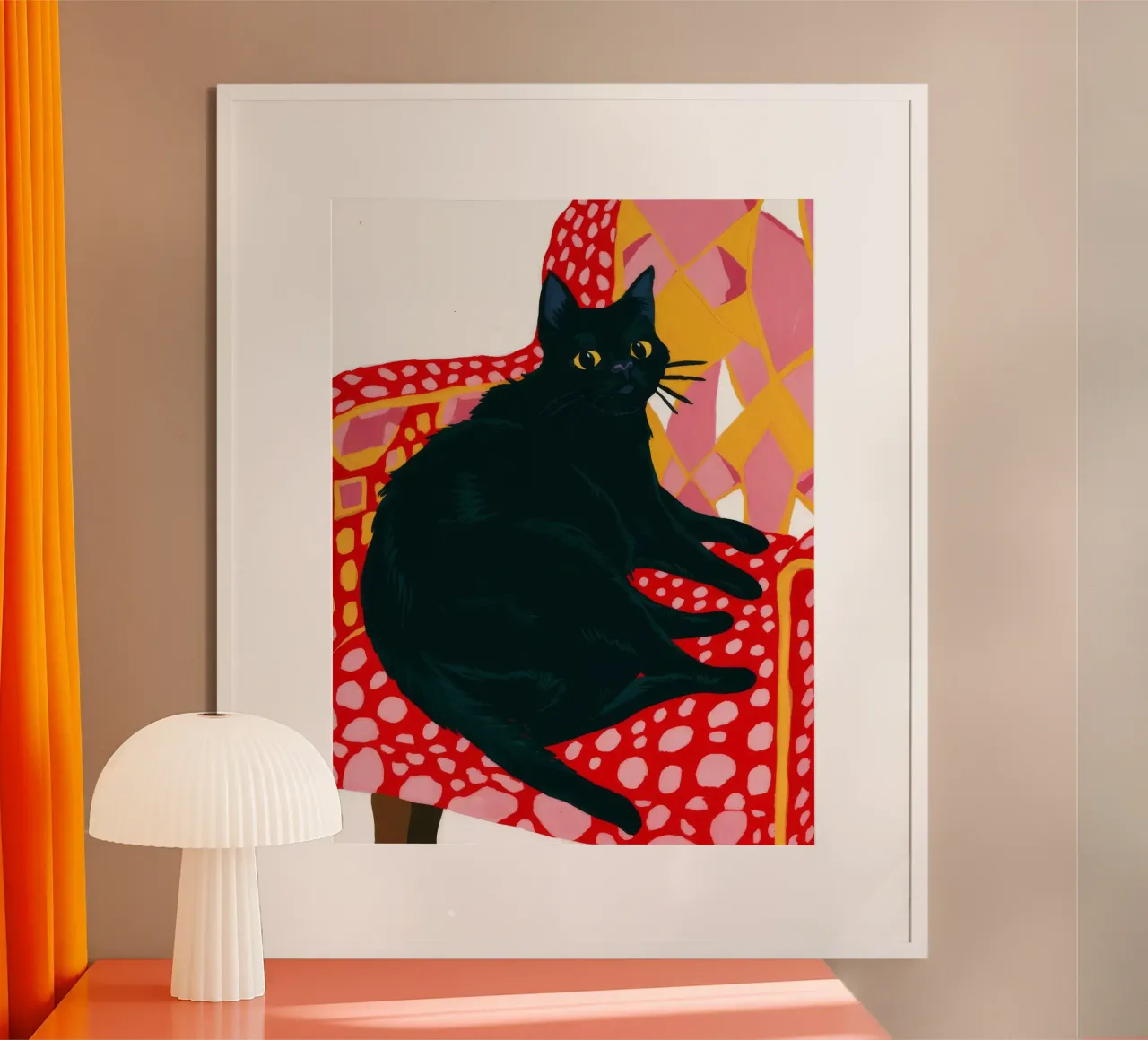 Riposo felino di velluto carta hahnemühle da Pake Nebula
