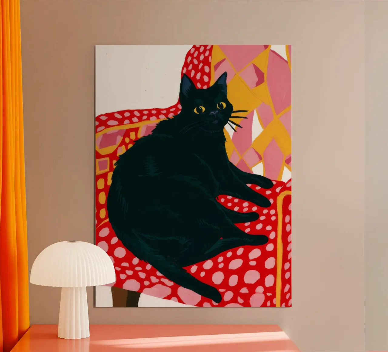 Riposo felino di velluto carta hahnemühle da Pake Nebula