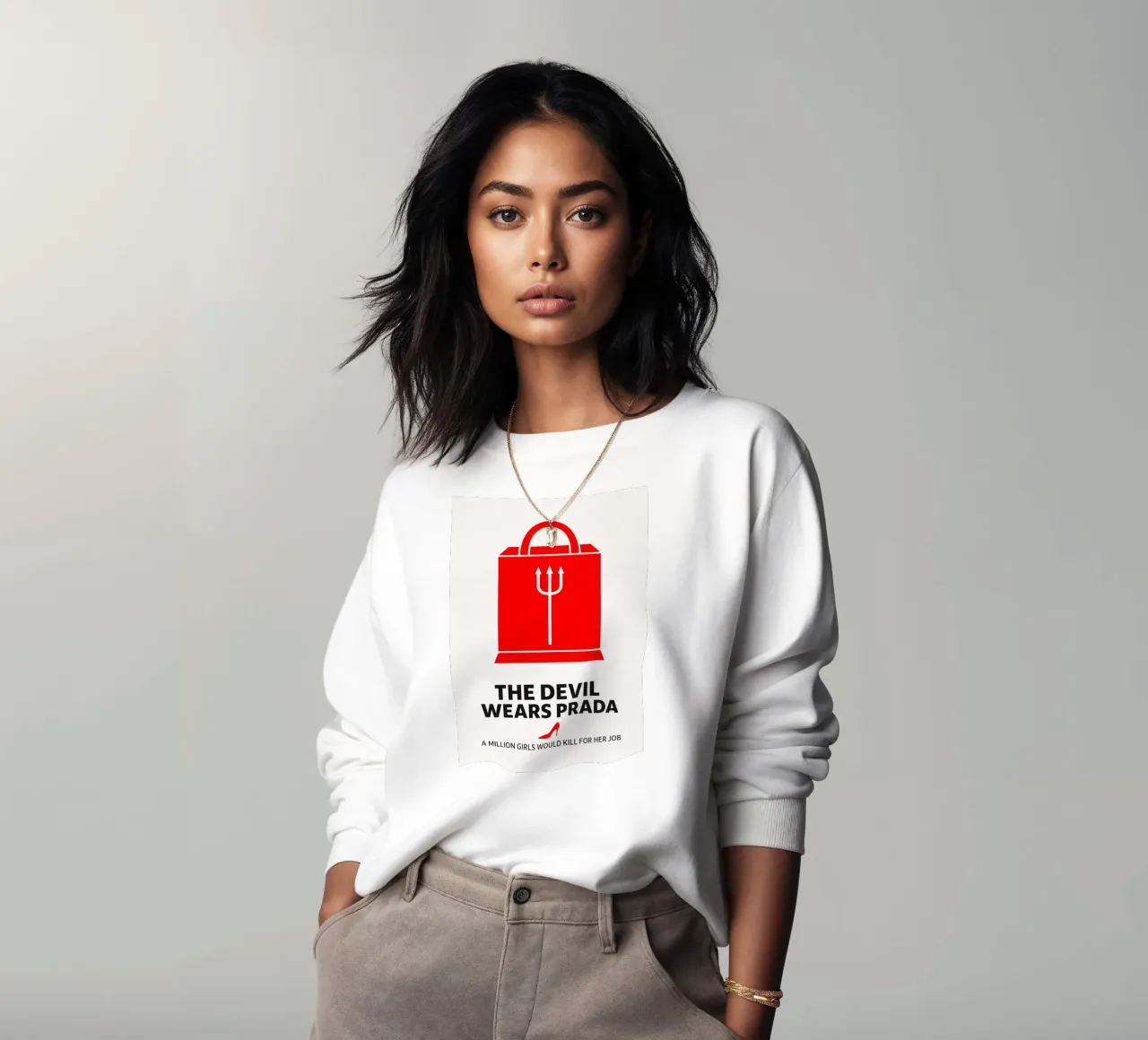 The Devil Wears Prada Print sudadera de MoviesArt