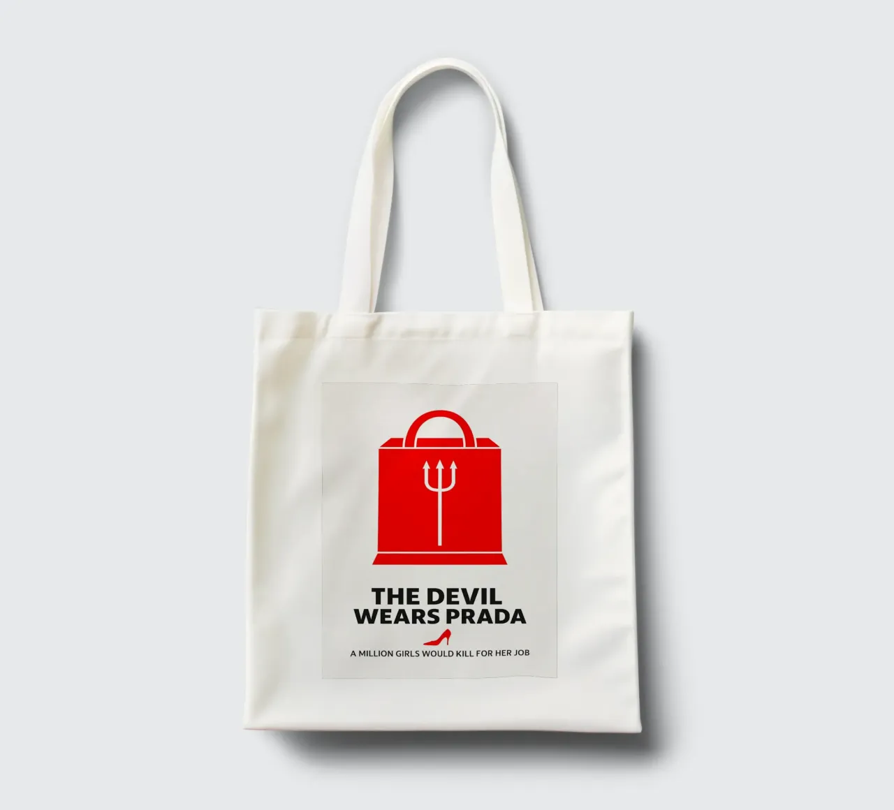 The Devil Wears Prada Print borsa in juta da MoviesArt