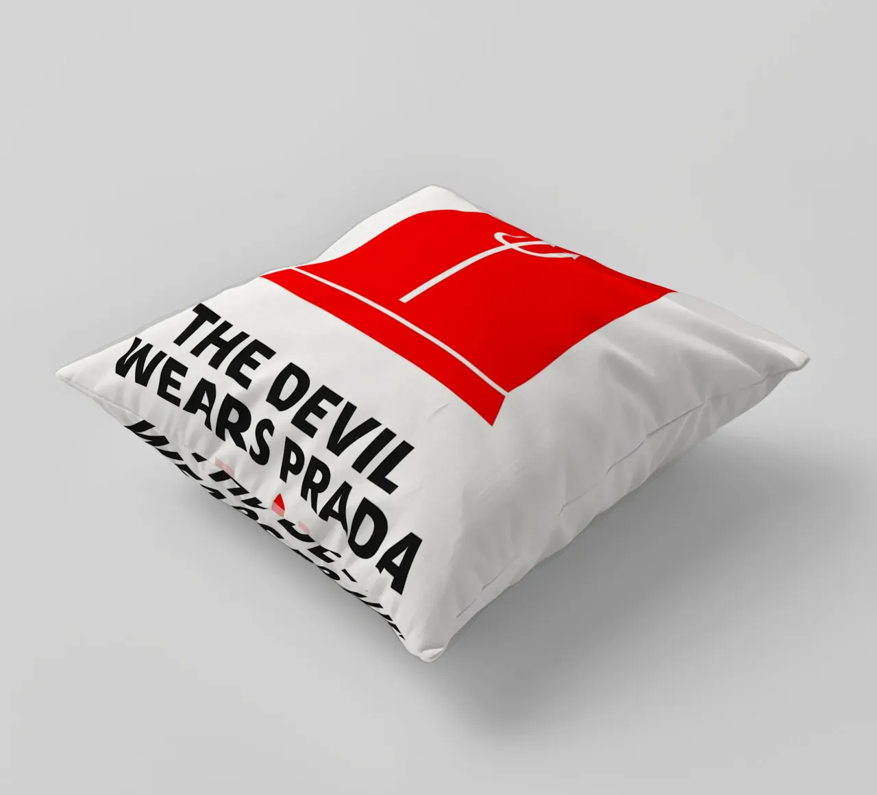 The Devil Wears Prada Print cuscino da MoviesArt