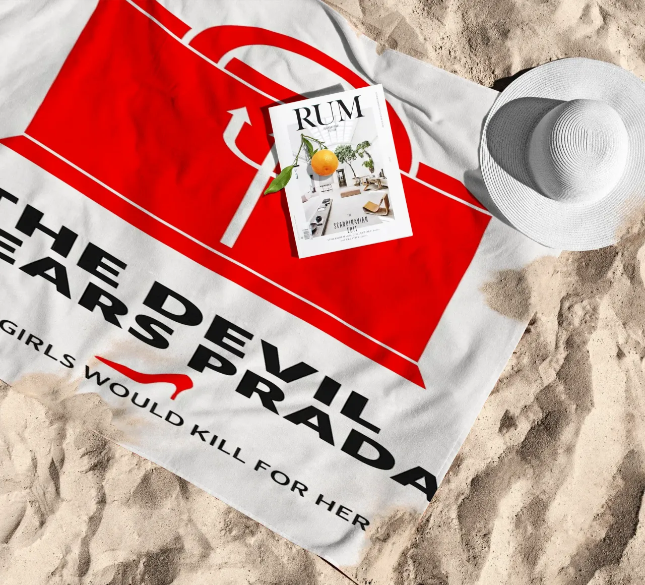 The Devil Wears Prada Print telo mare da MoviesArt