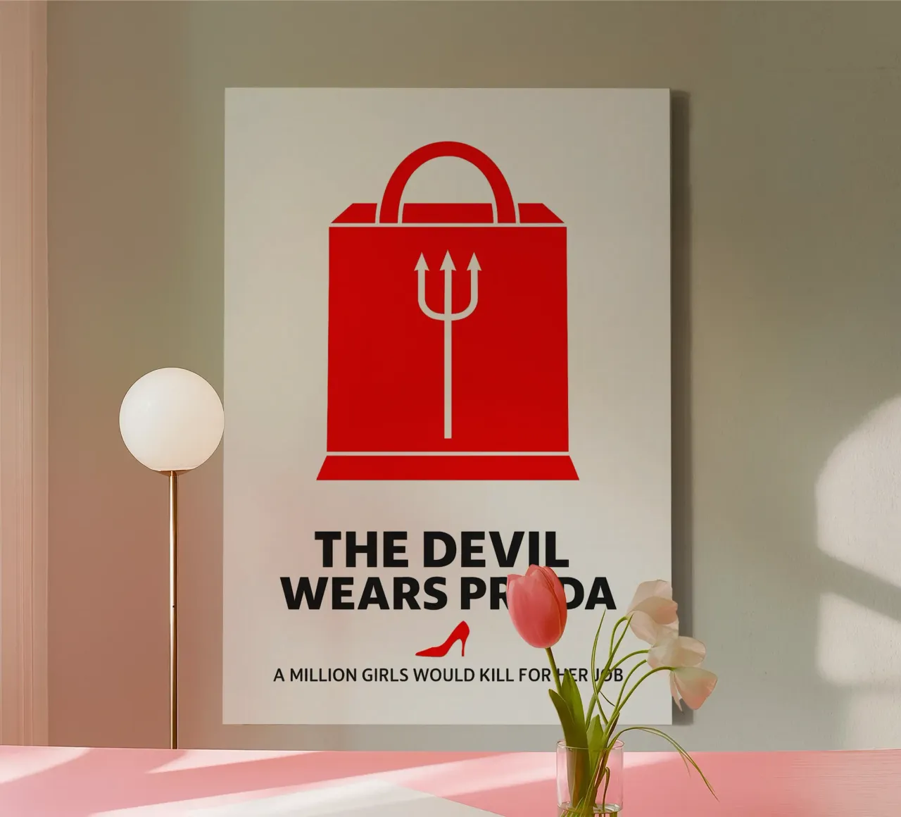 The Devil Wears Prada Print tela con Cornice a cassetta da MoviesArt