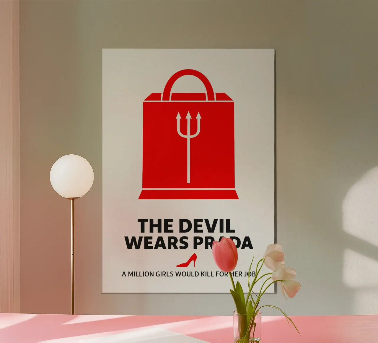 The Devil Wears Prada Print poster con telaio in legno da MoviesArt