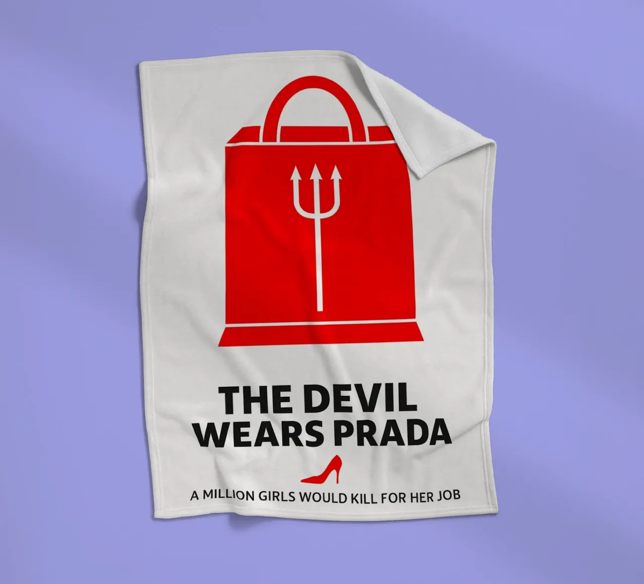 The Devil Wears Prada Print coperta in pile da MoviesArt