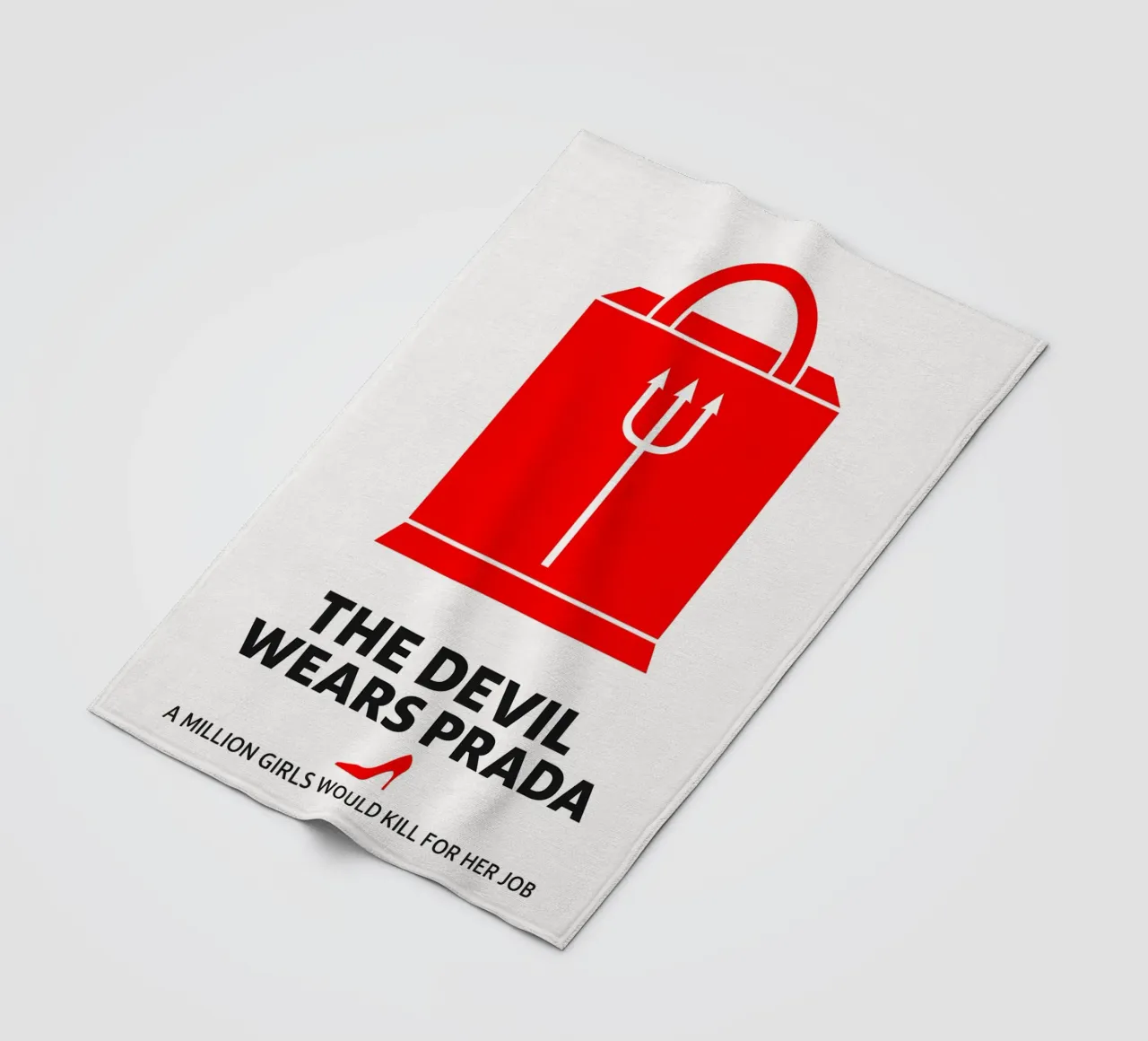 The Devil Wears Prada Print coperta in pile da MoviesArt