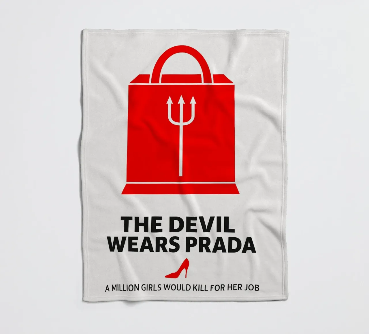 The Devil Wears Prada Print coperta in pile da MoviesArt
