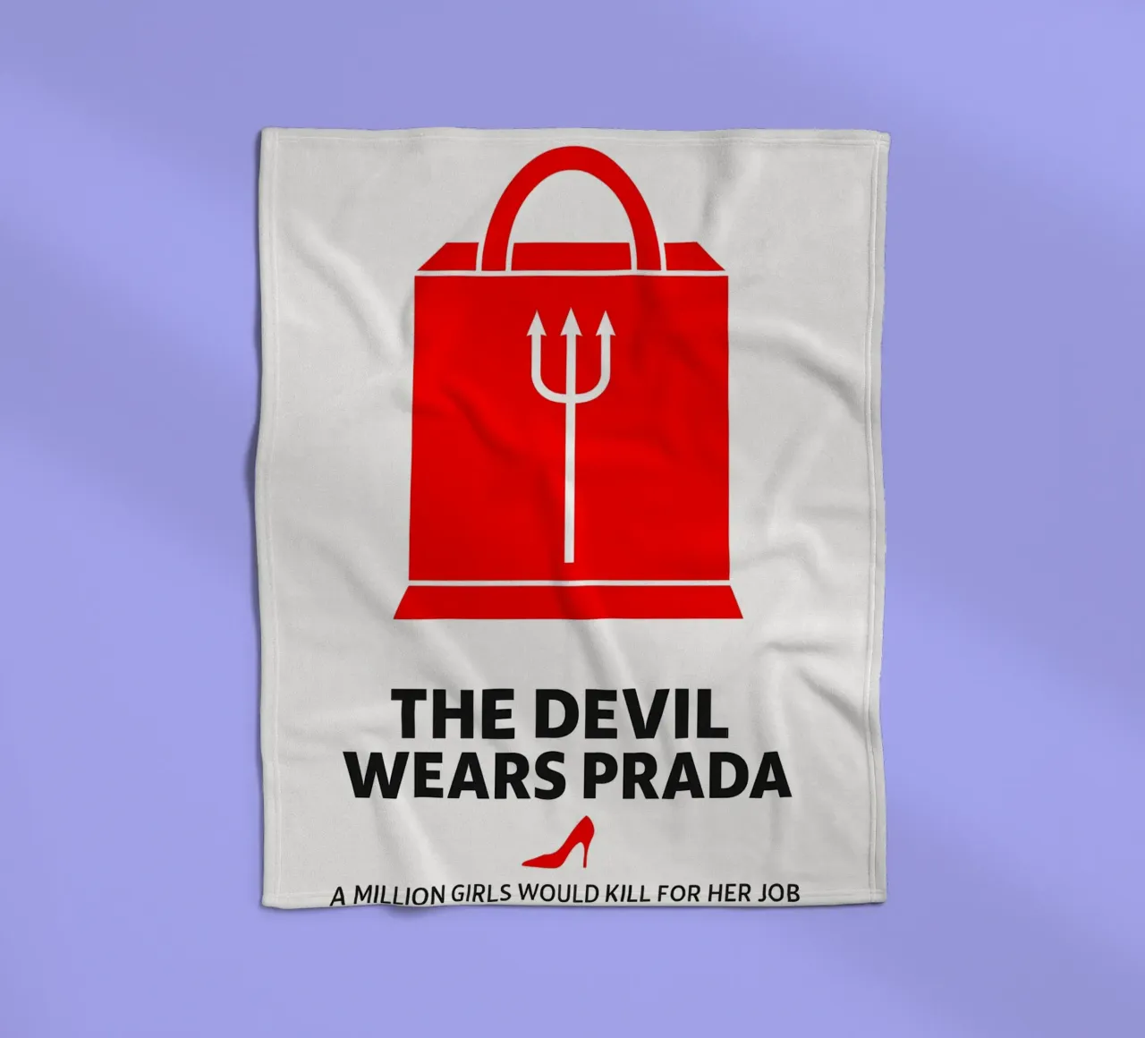 The Devil Wears Prada Print coperta in pile da MoviesArt