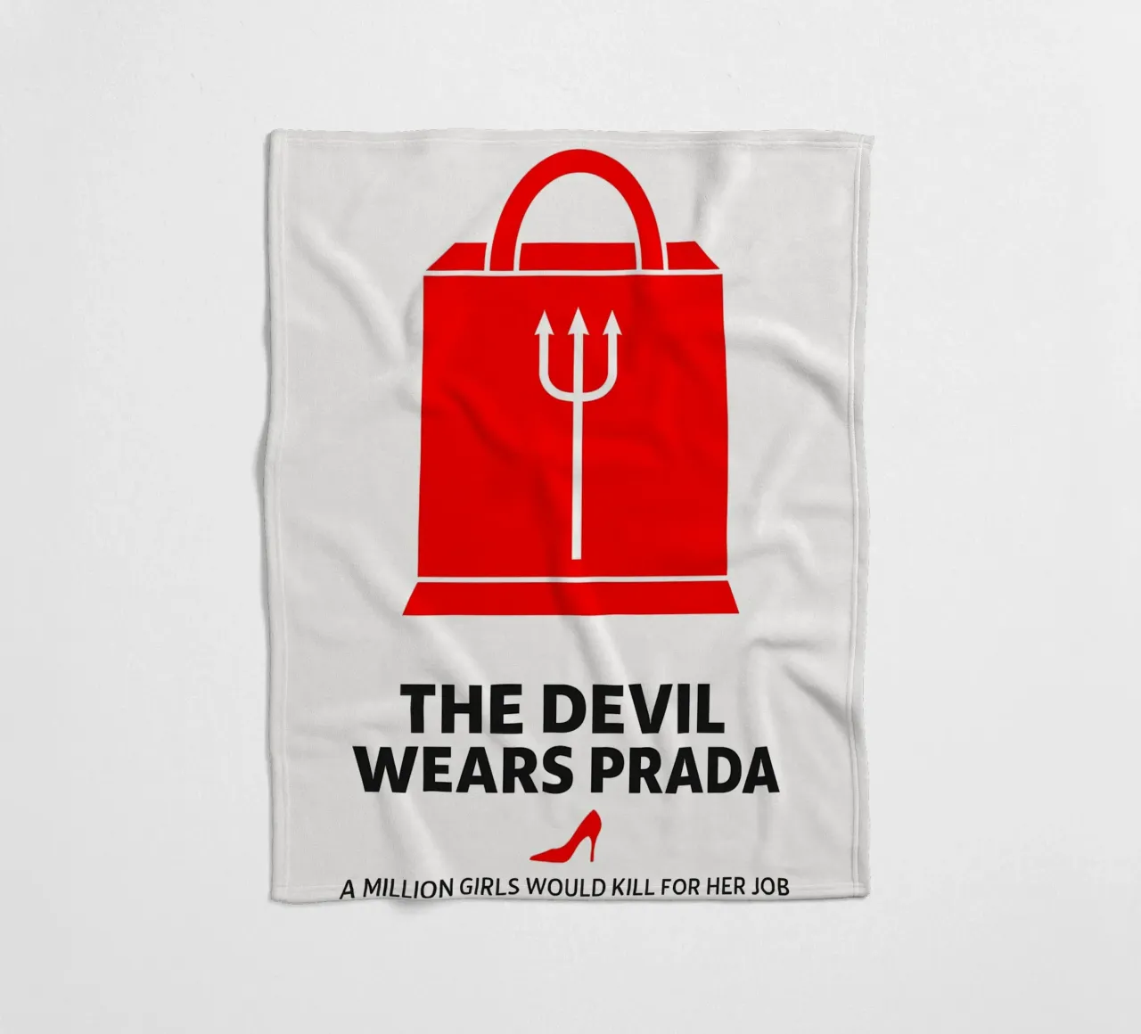 The Devil Wears Prada Print coperta in pile da MoviesArt