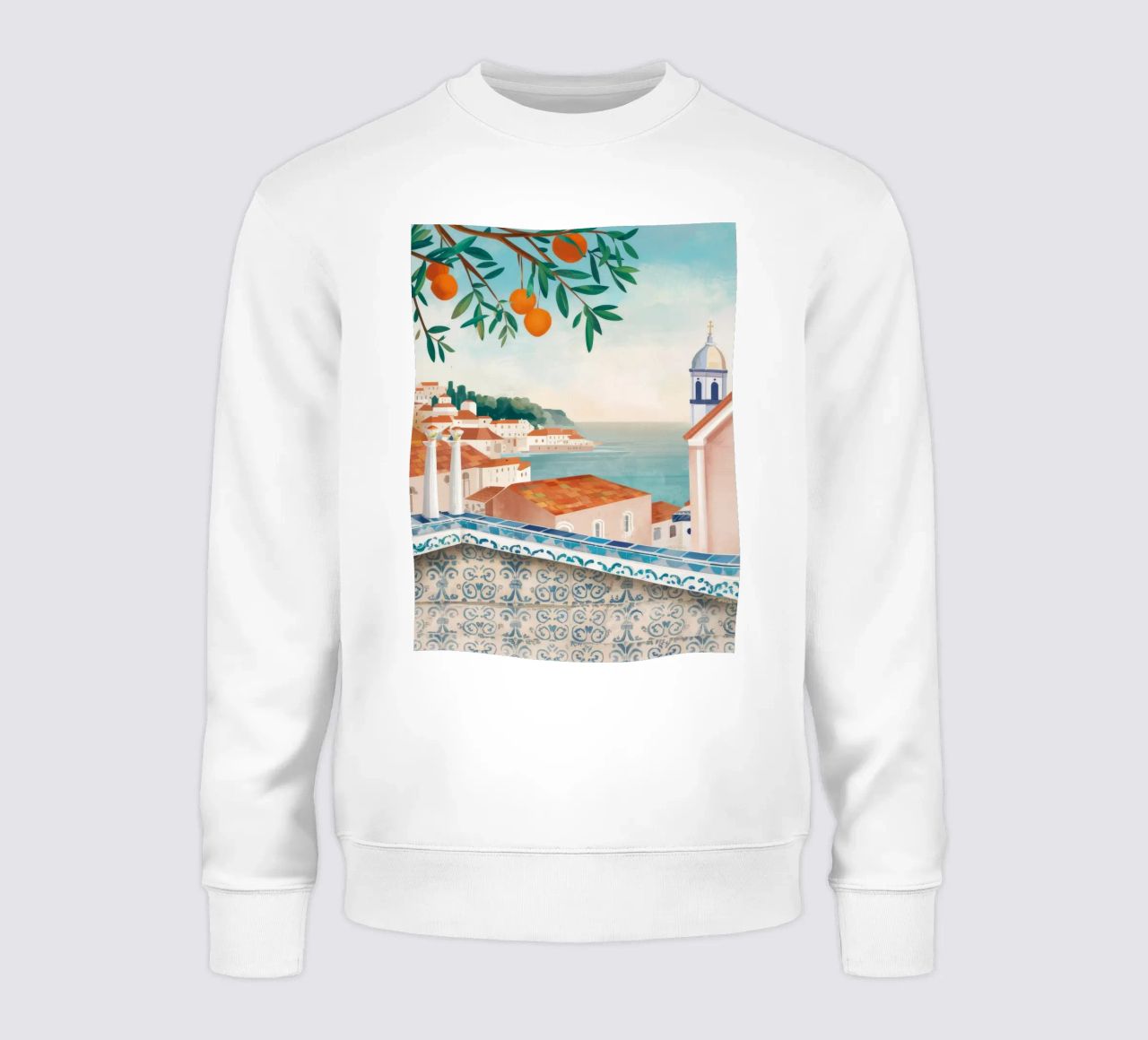 Vue de la baie d'Azure sweat de Pake Nebula