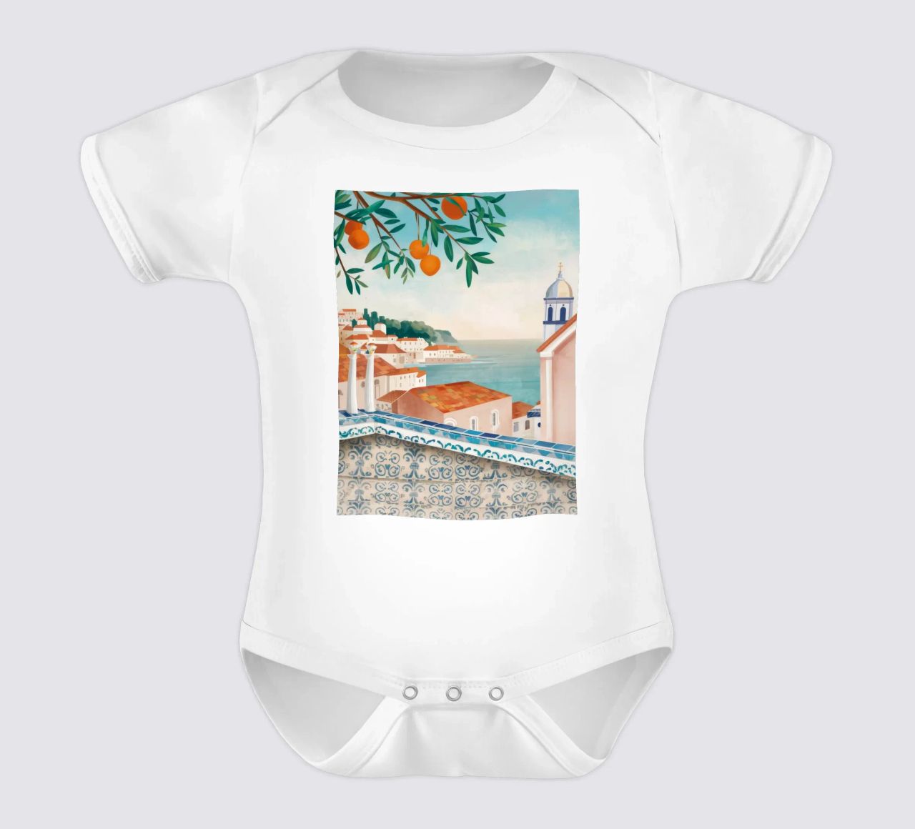 Vue de la baie d'Azure body bébé de Pake Nebula