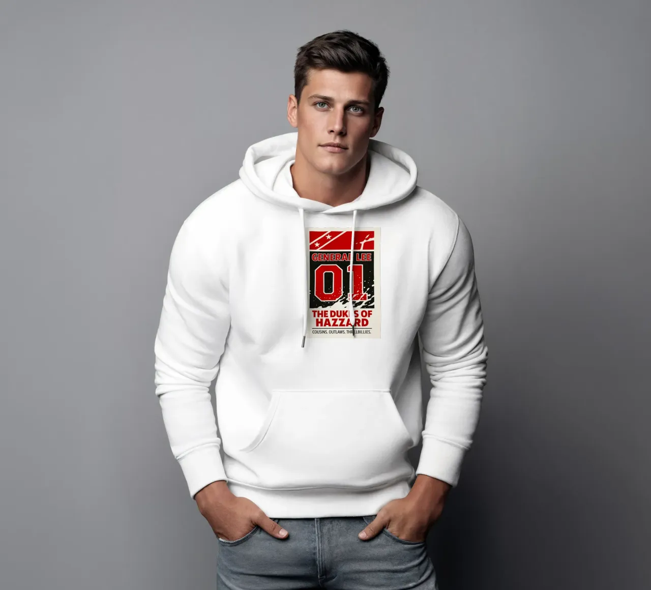 The Dukes of Hazzard Print felpa con cappuccio da MoviesArt