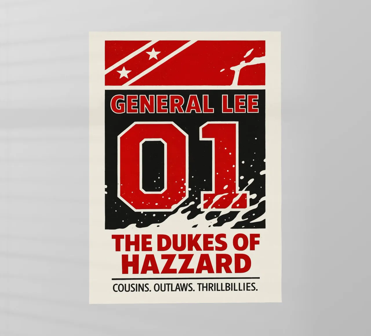 The Dukes of Hazzard Print pellicola backlit da MoviesArt