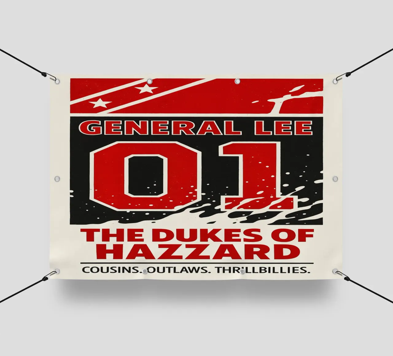 The Dukes of Hazzard Print telo in pvc da MoviesArt