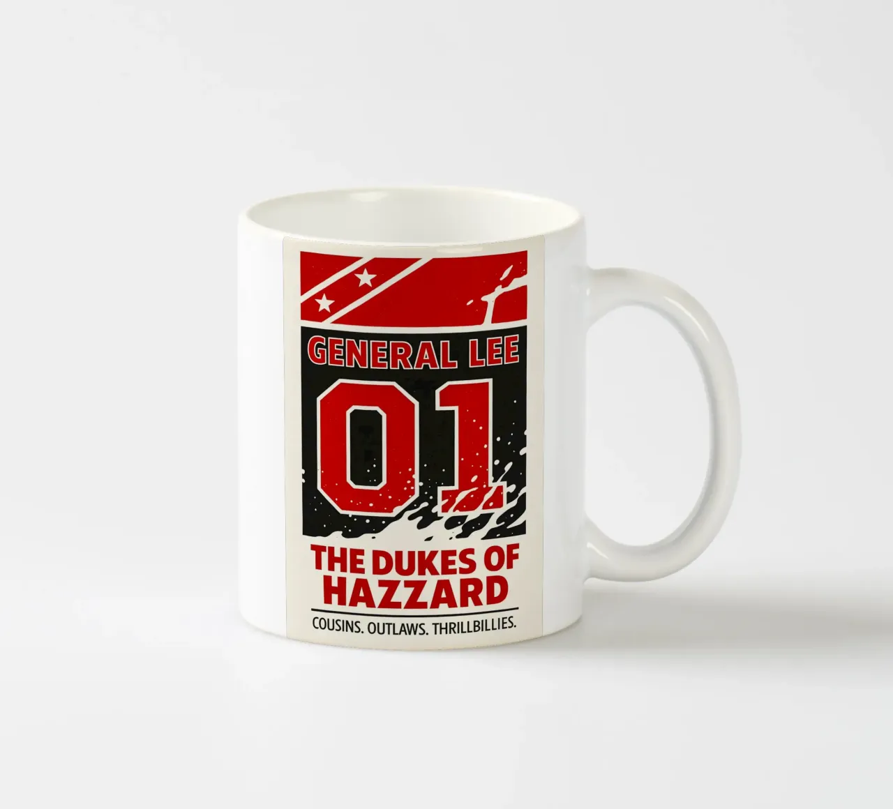 The Dukes of Hazzard Print tazza in ceramica da MoviesArt