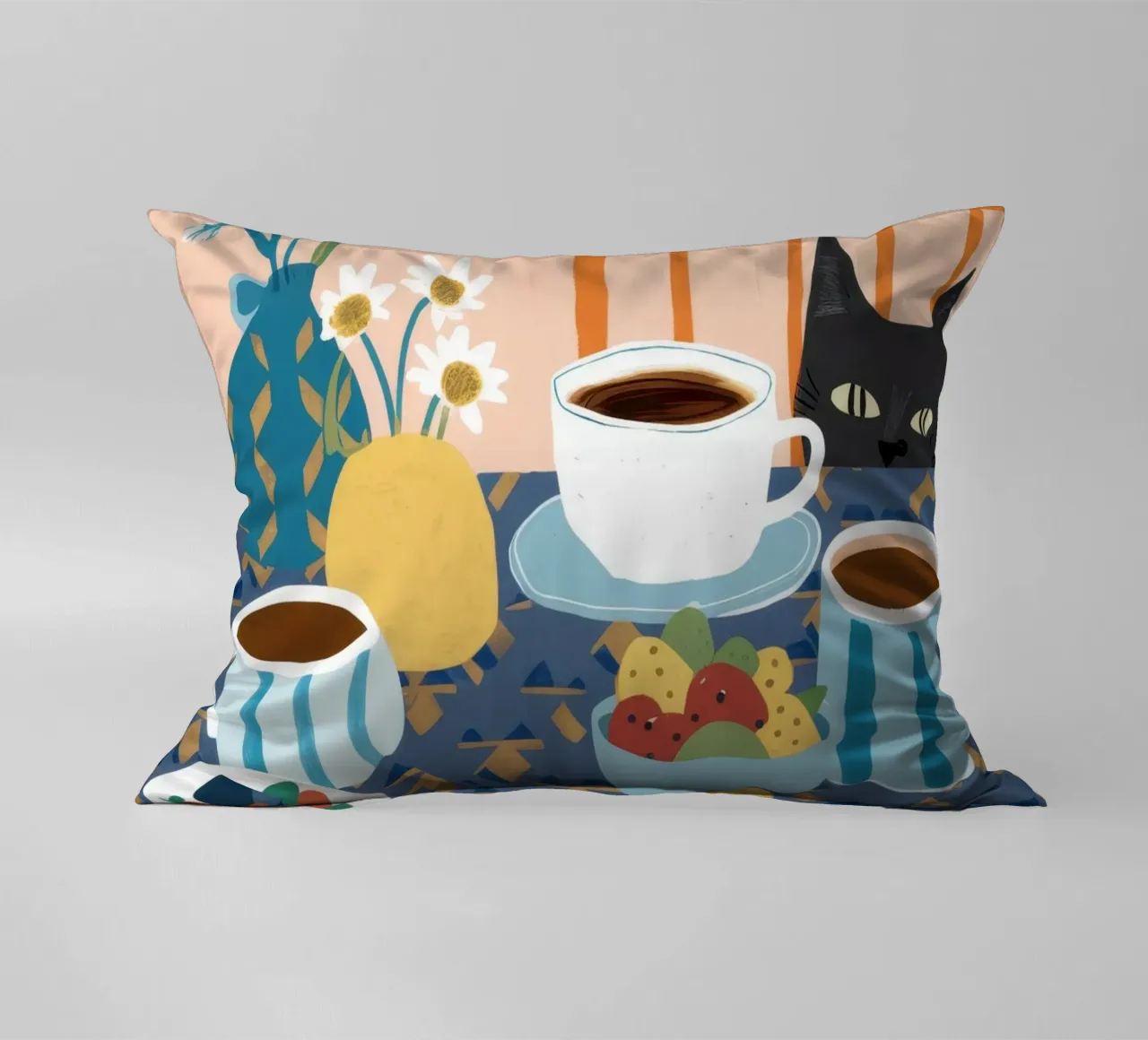 Delizia di pancake e caffè cuscino da Murni Strokes