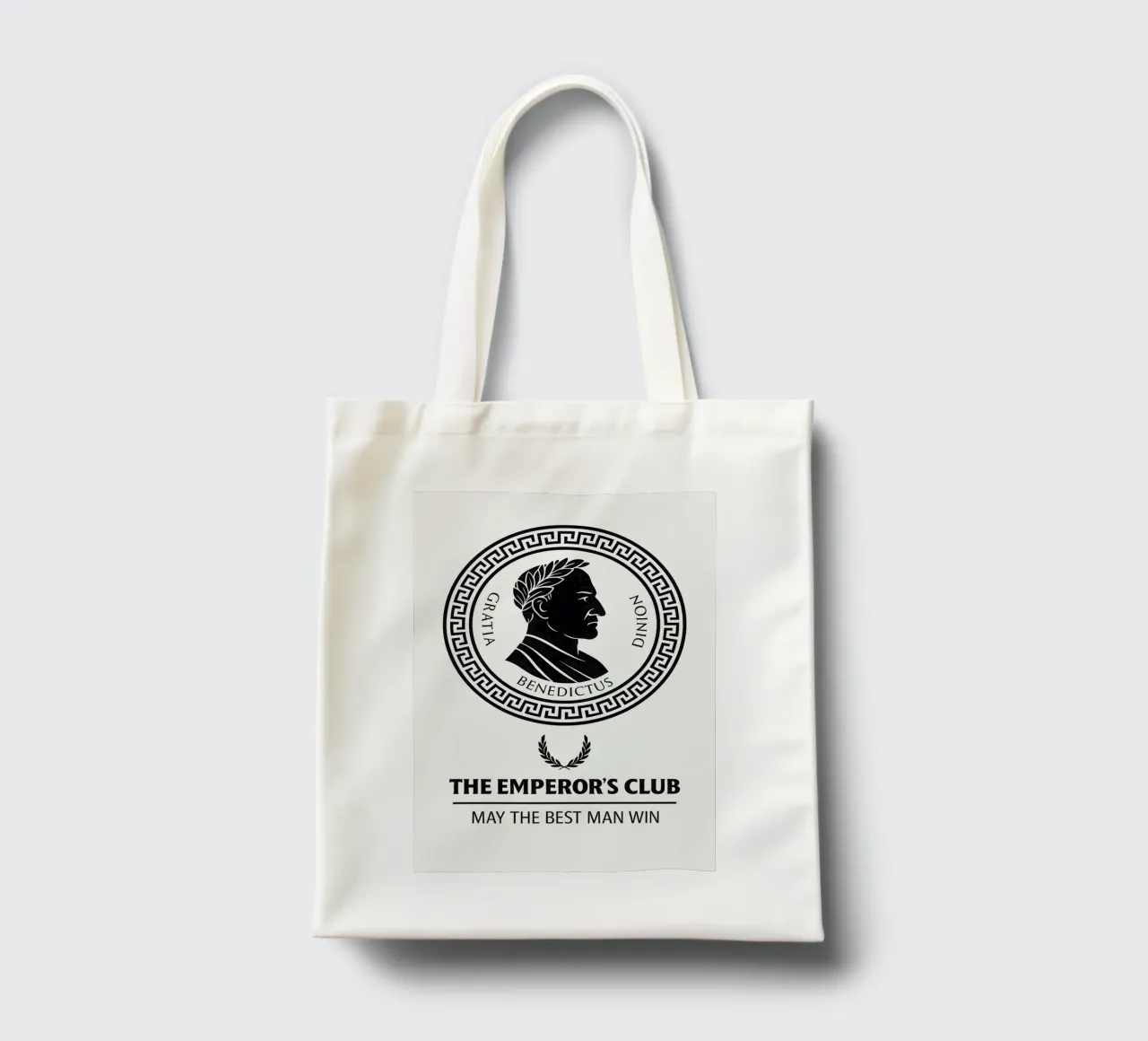 The Emperor’s Club Print tote bag by MoviesArt