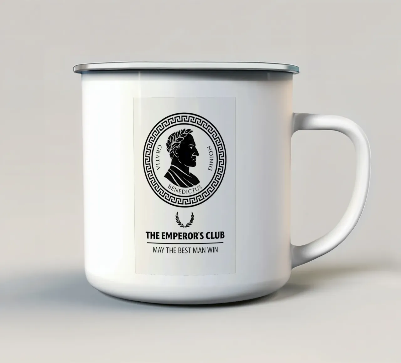 The Emperor’s Club Print tazza in smalto da MoviesArt