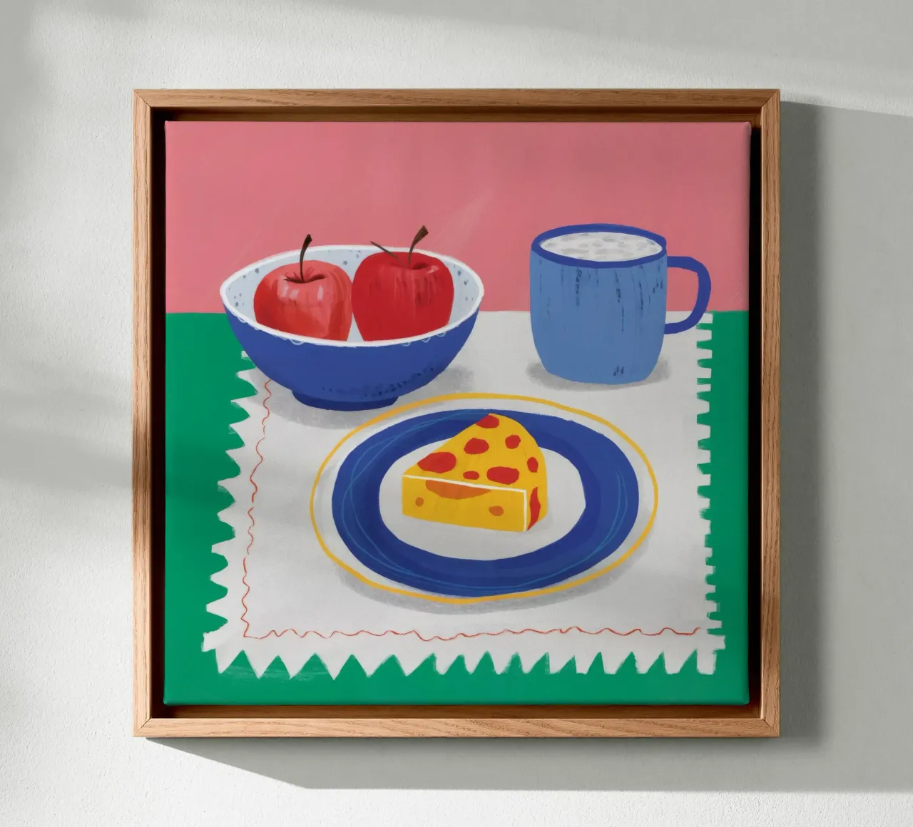 Apple Pie Comfort canvas by Murni Strokes
