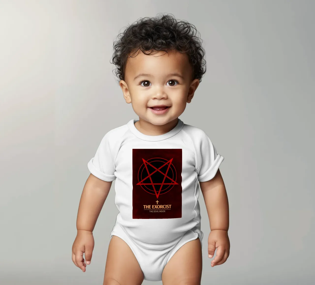 The Exorcist Print body neonato maniche corte da MoviesArt