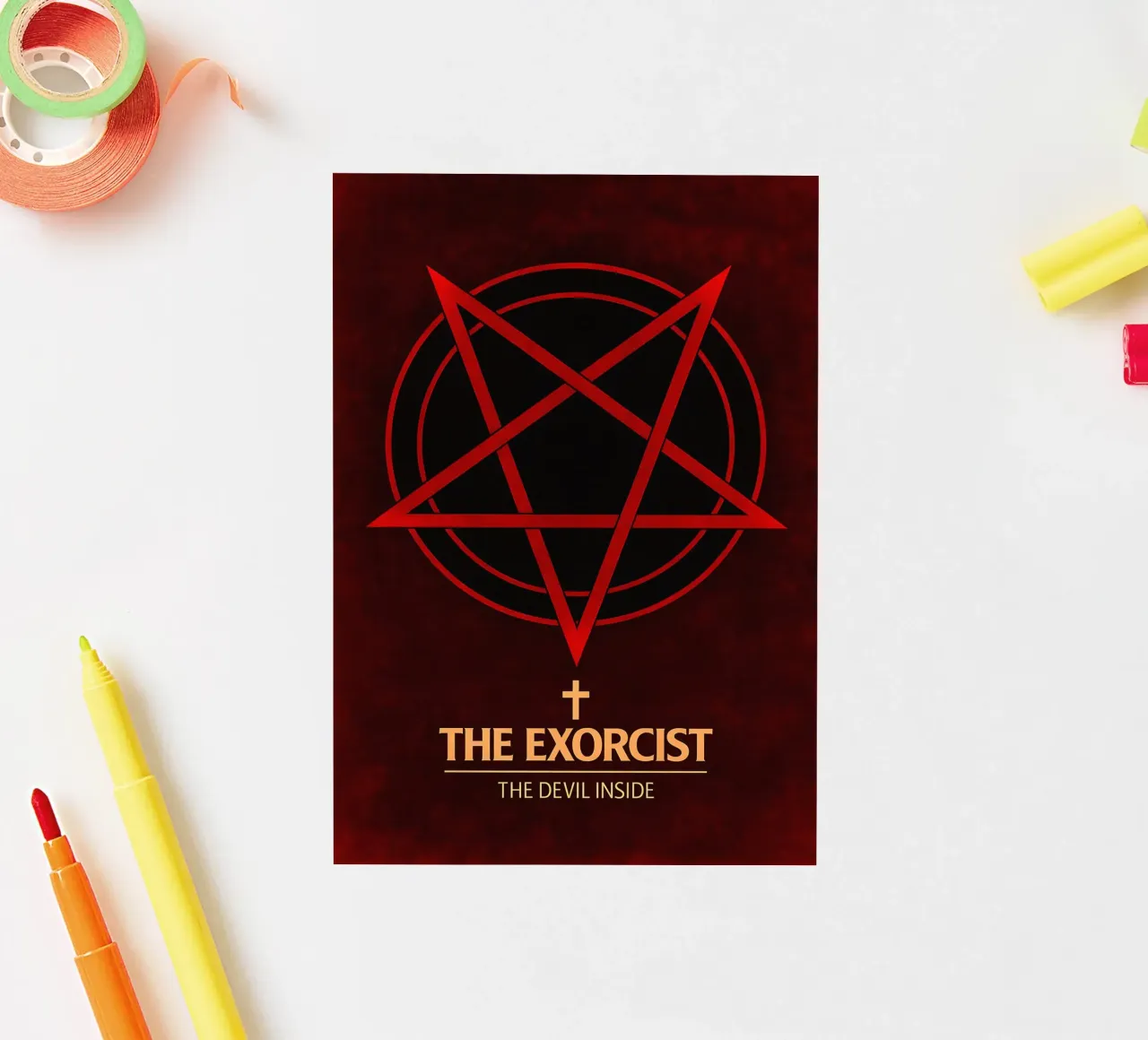 The Exorcist Print adesivo da MoviesArt