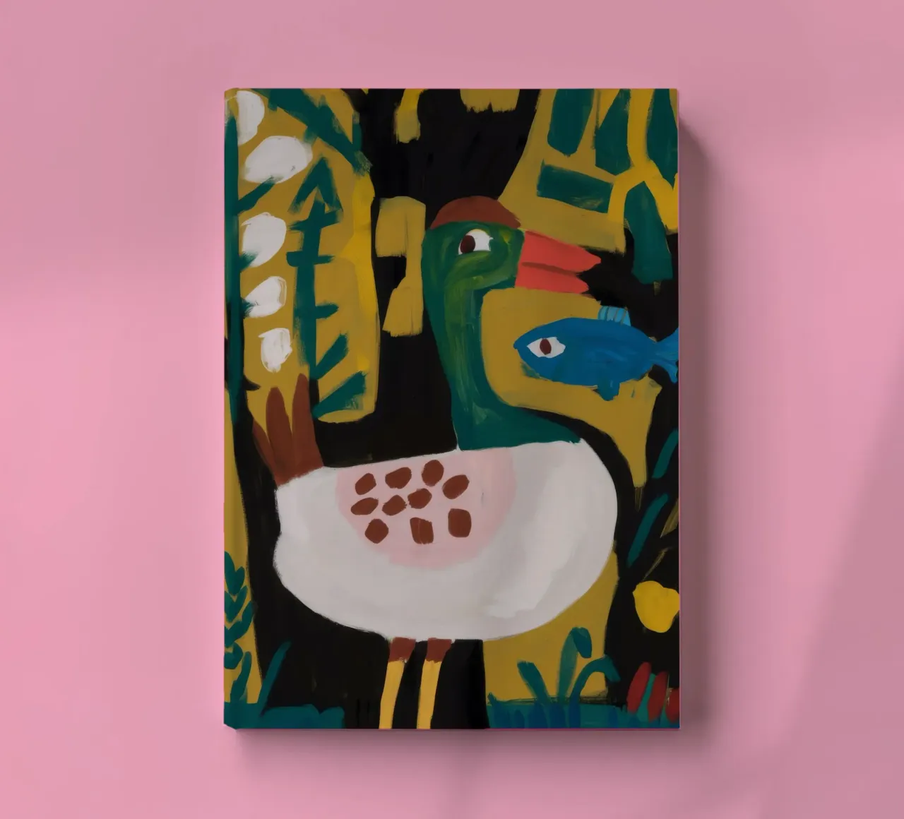 Quirky Avian Dance notebook by Pake Nebula