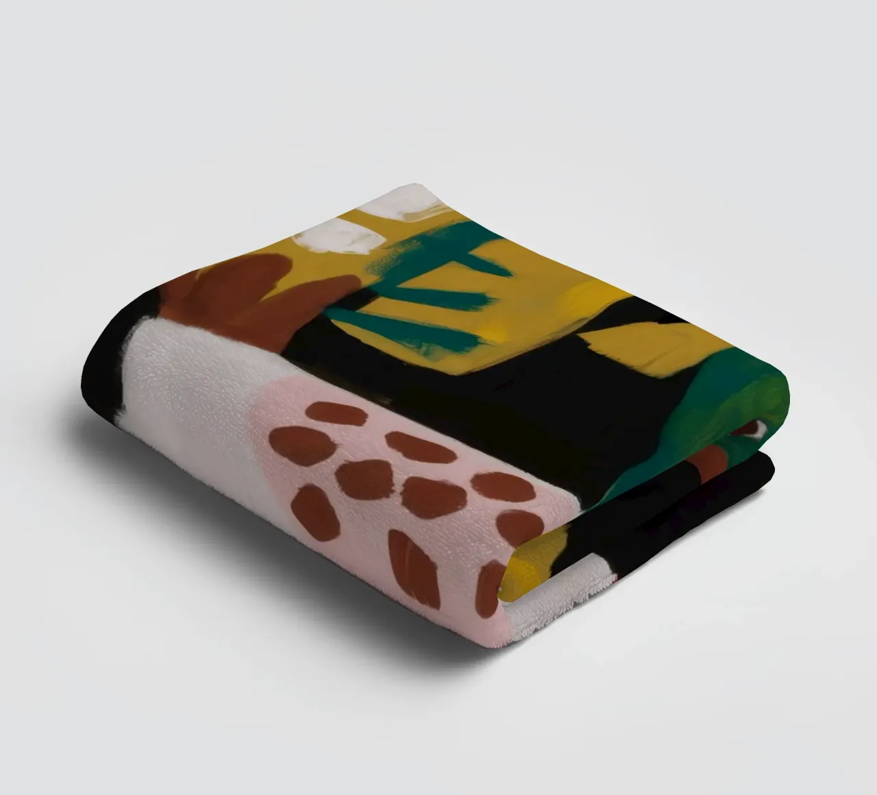 Quirky Avian Dance towel by Pake Nebula