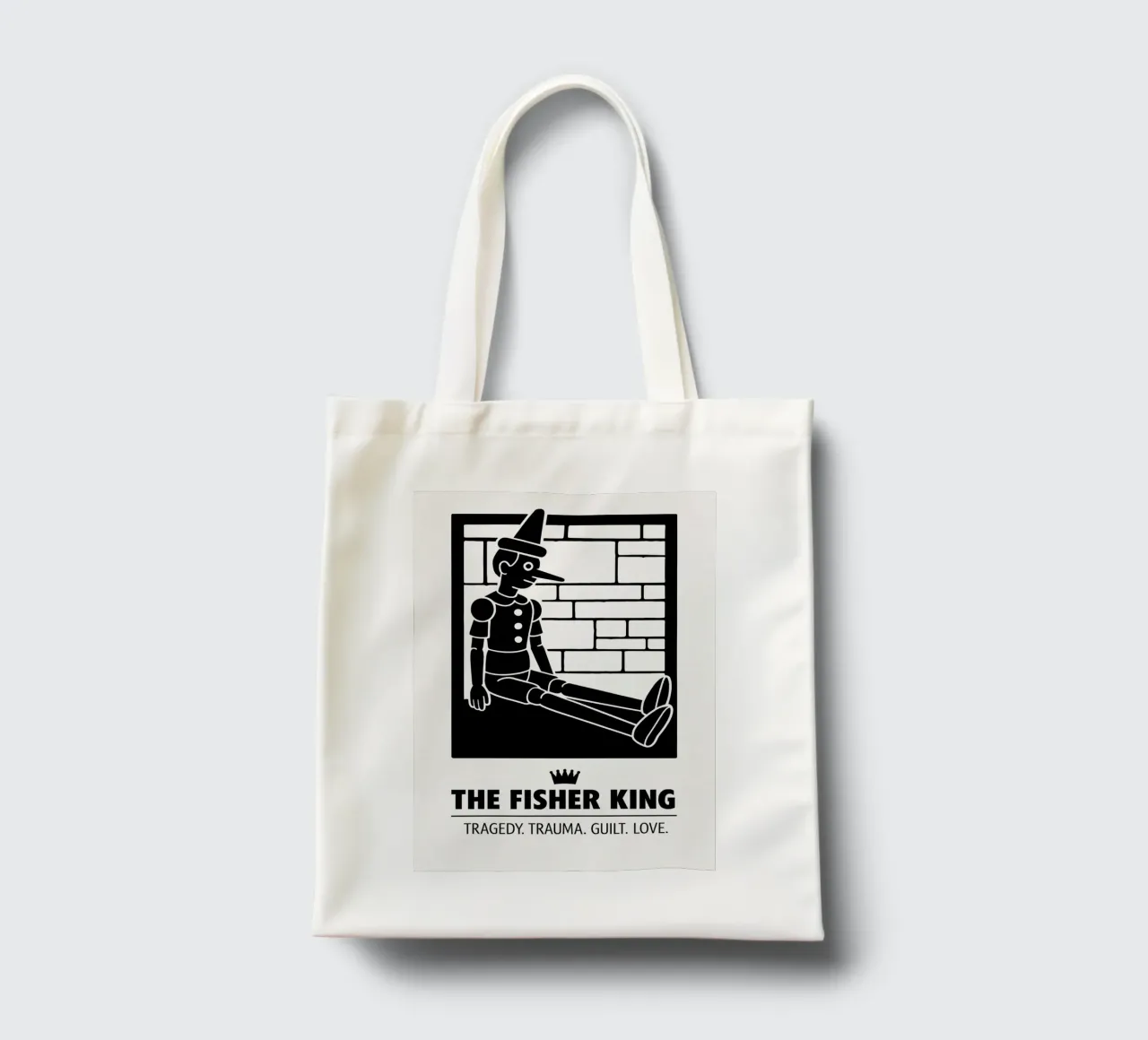 The Fisher King Print borsa in juta da MoviesArt