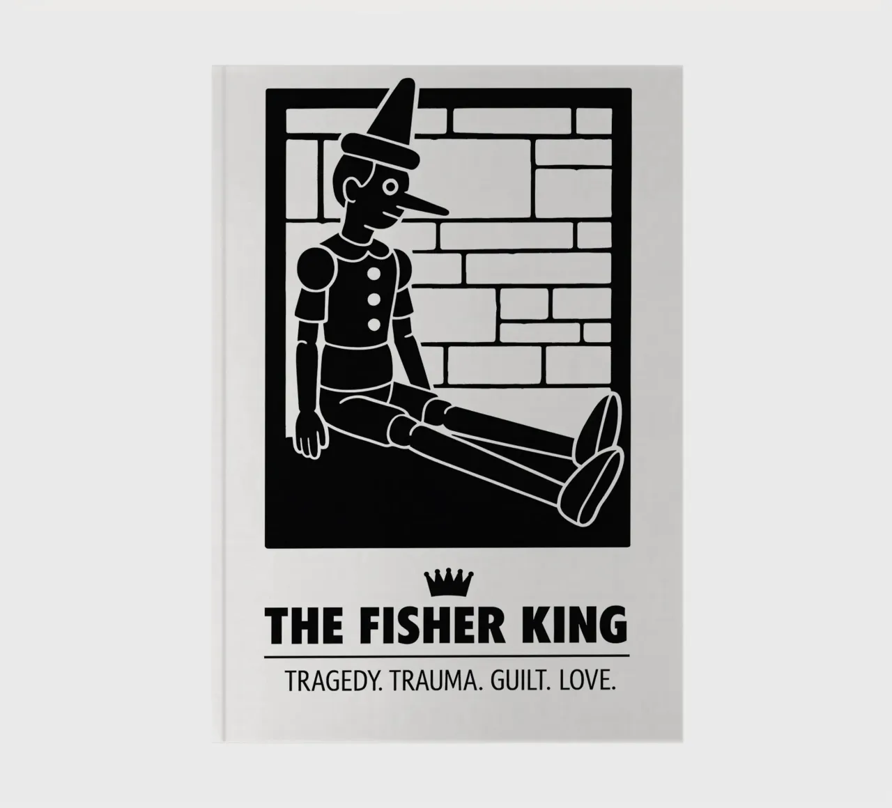 The Fisher King Print notebook by MoviesArt